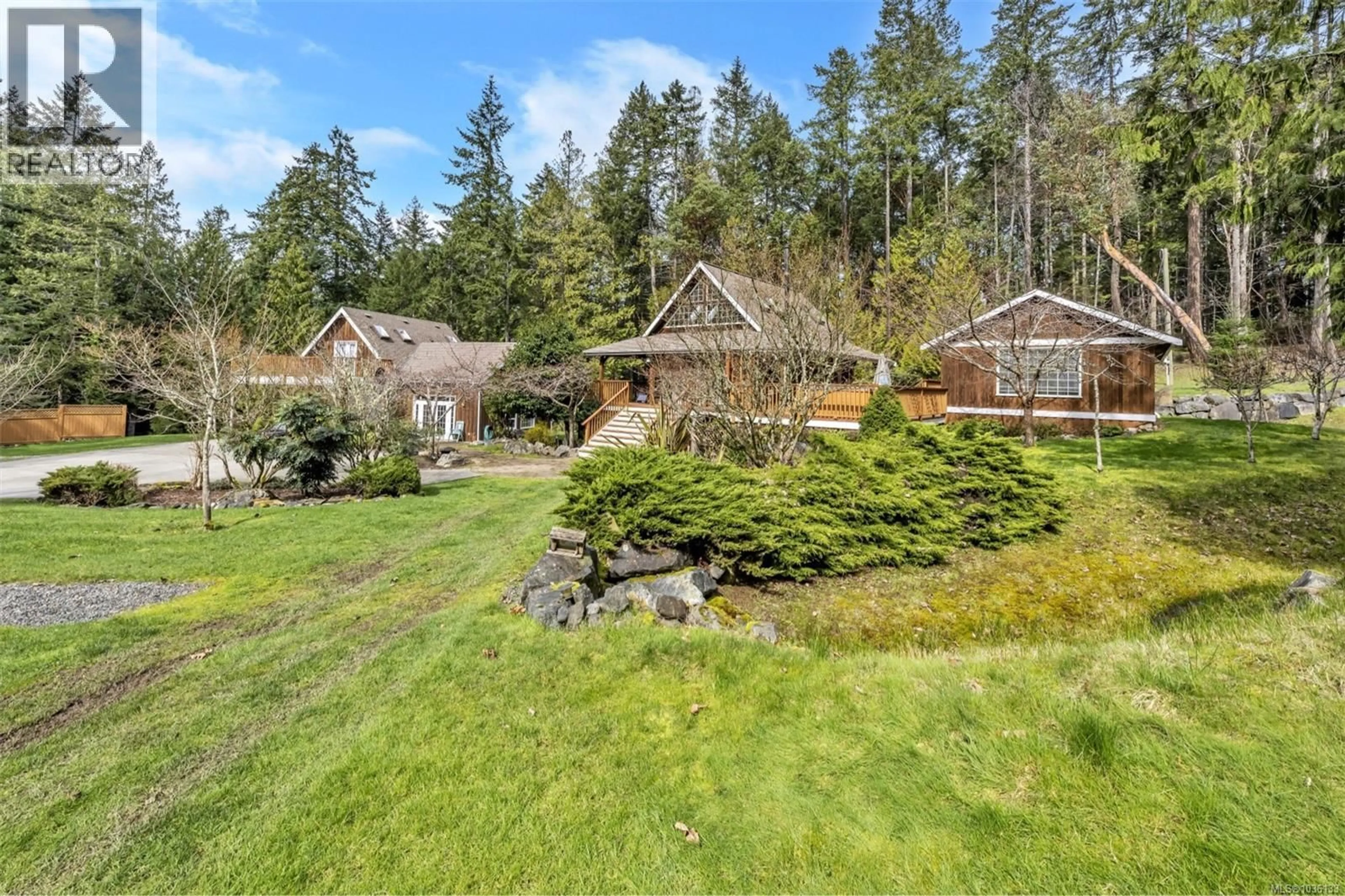 A pic from outside/outdoor area/front of a property/back of a property/a pic from drone, water/lake/river/ocean view for 2812 SOUTHEY POINT ROAD, Salt Spring British Columbia V8K1A5
