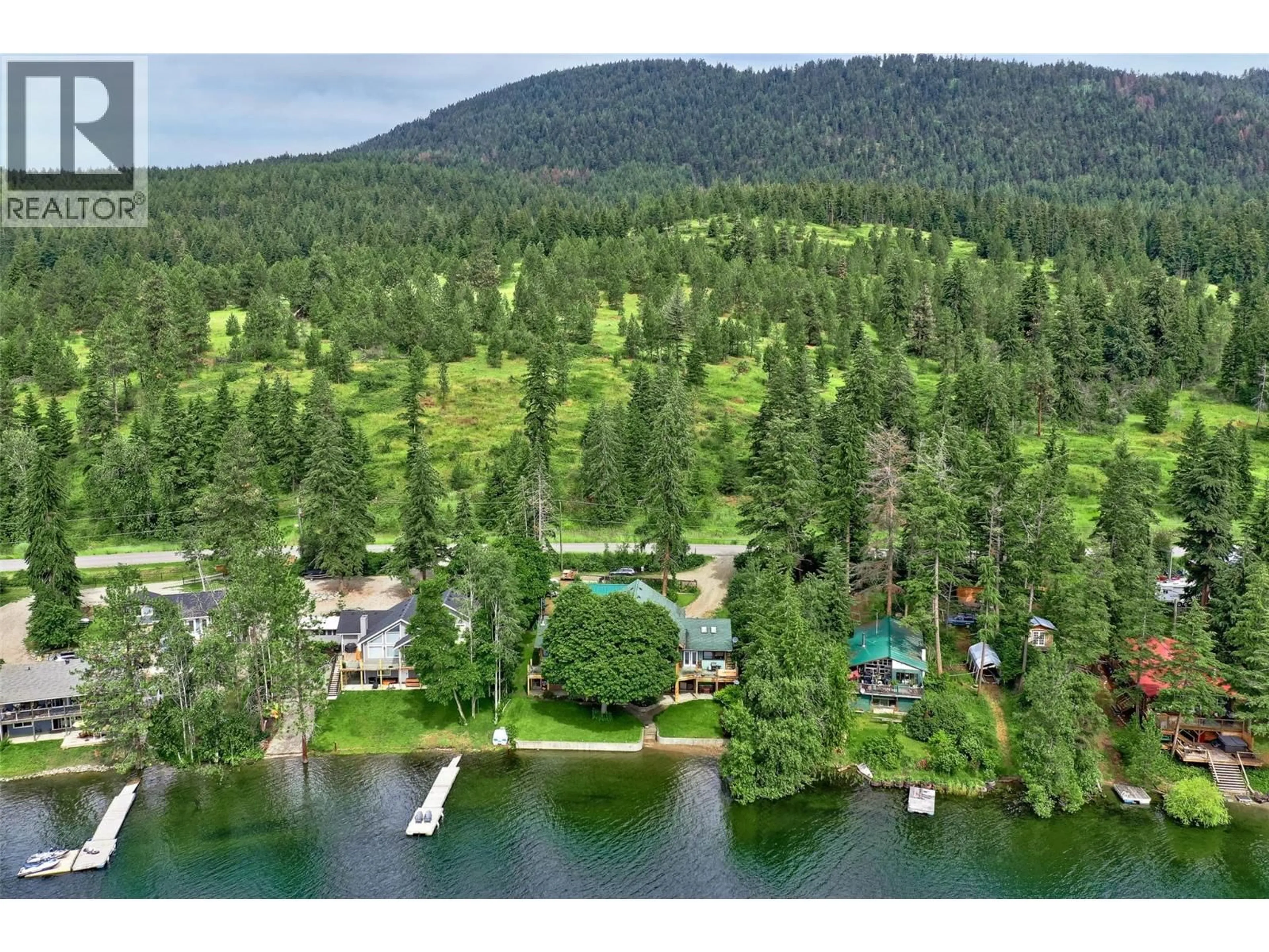 A pic from outside/outdoor area/front of a property/back of a property/a pic from drone, water/lake/river/ocean view for A - 1259 LITTLE SHUSWAP LAKE ROAD, Chase British Columbia V0E1M2
