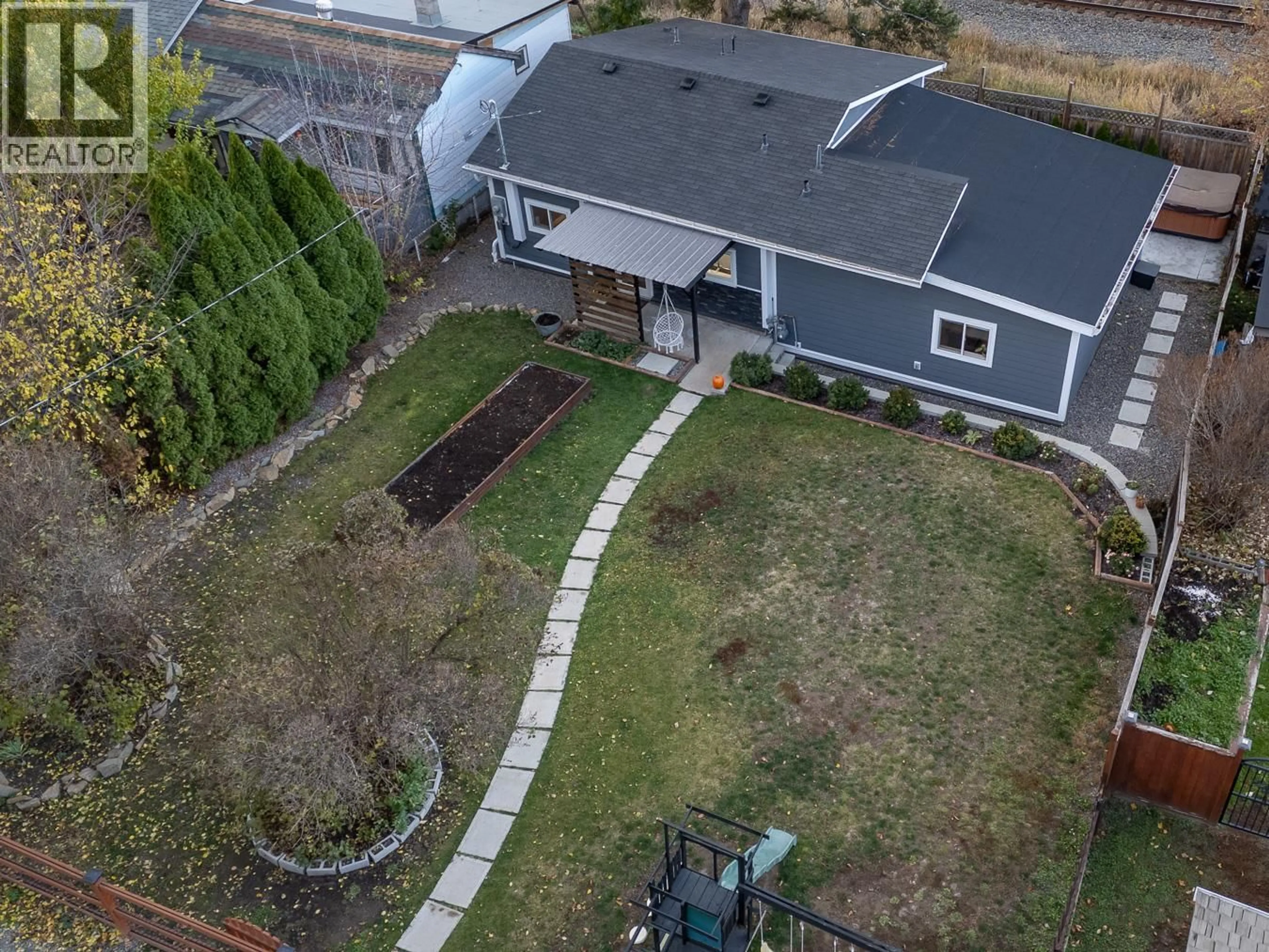 A pic from outside/outdoor area/front of a property/back of a property/a pic from drone, street for 4349 YELLOWHEAD HIGHWAY, Kamloops British Columbia V2H1N4