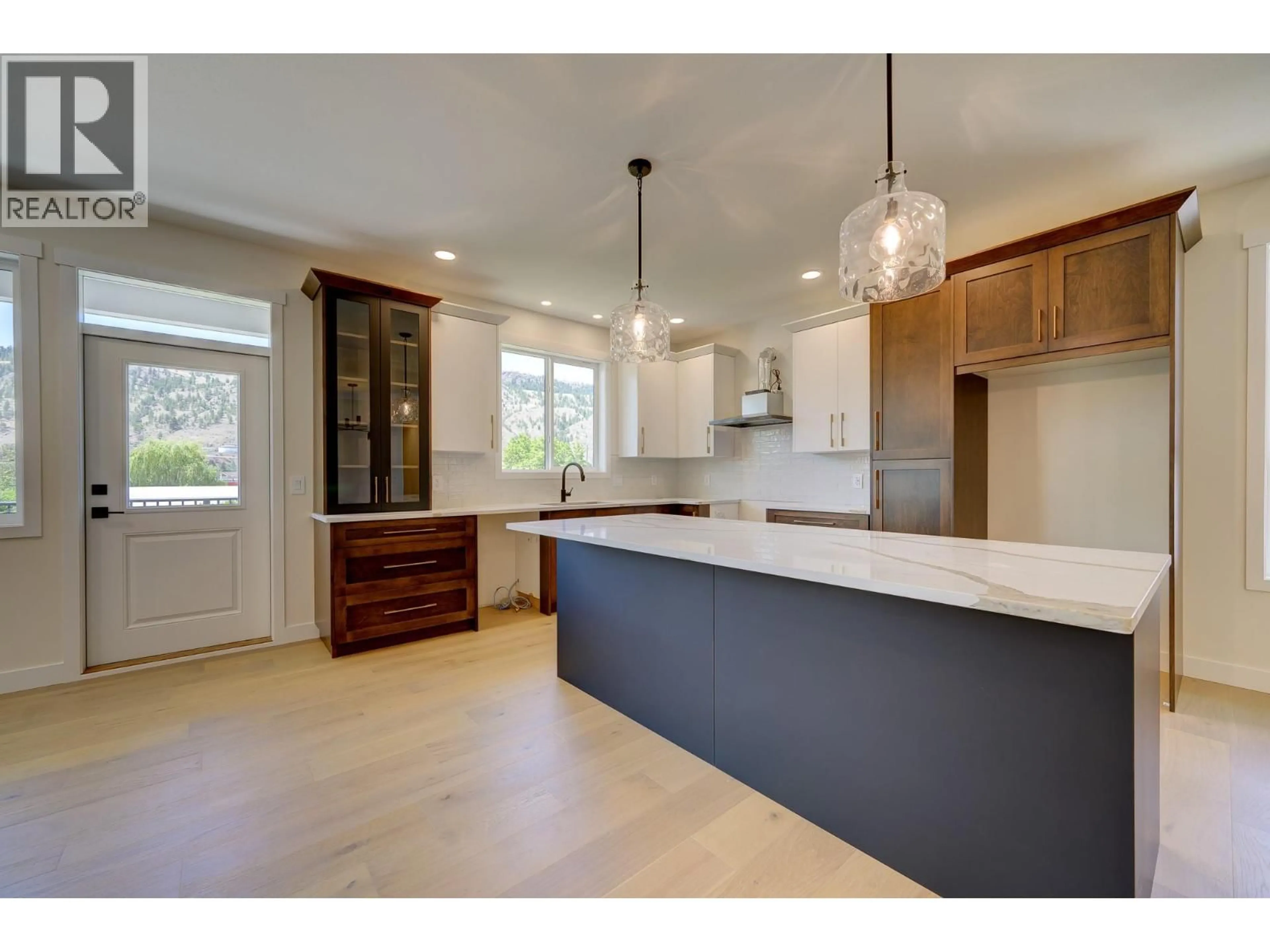 Open concept kitchen, ceramic/tile floor for 3220 BANK ROAD, Kamloops British Columbia V2B6Z7