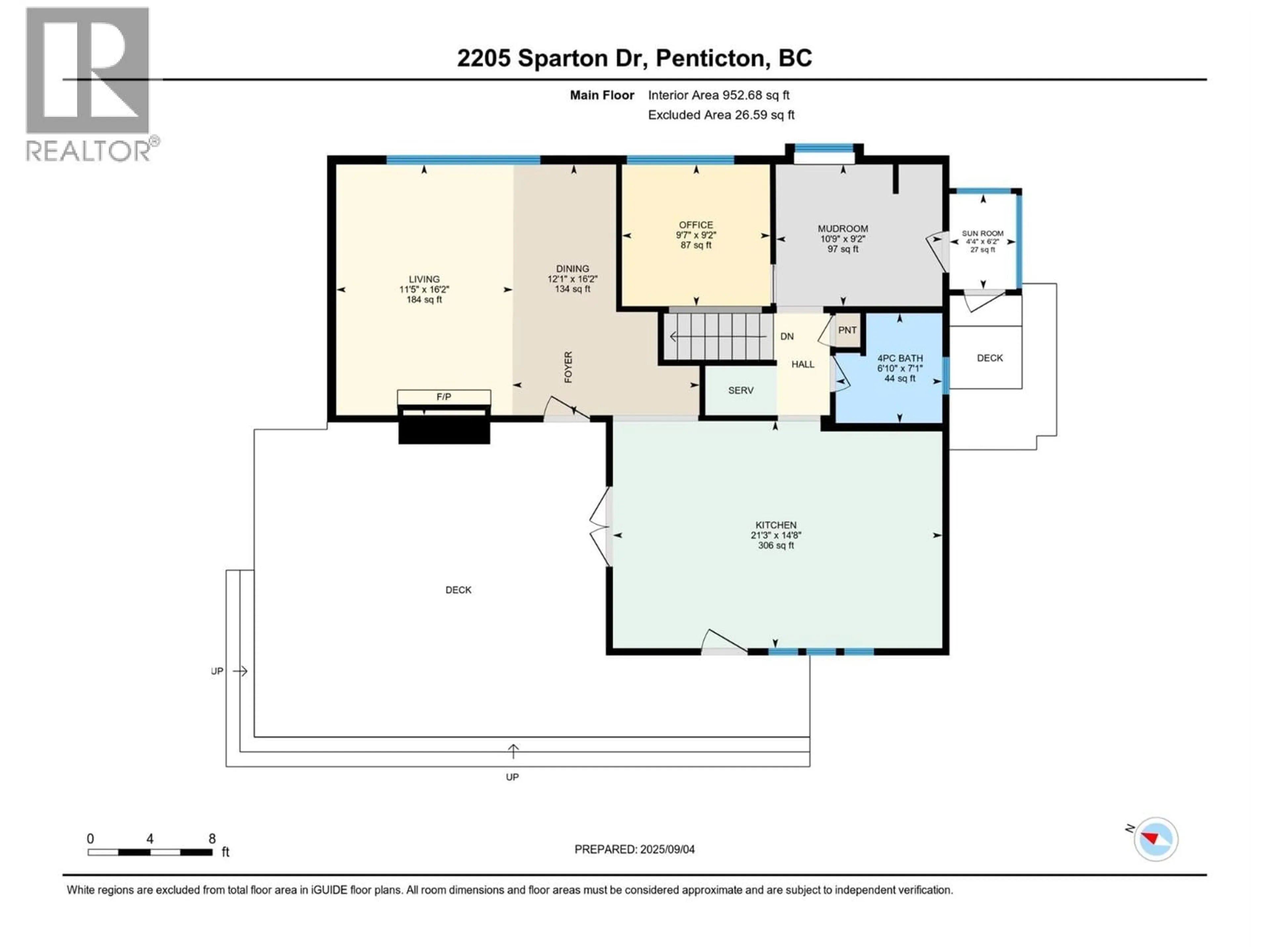 Floor plan for 2205 SPARTON DRIVE, Penticton British Columbia V2A8Z5
