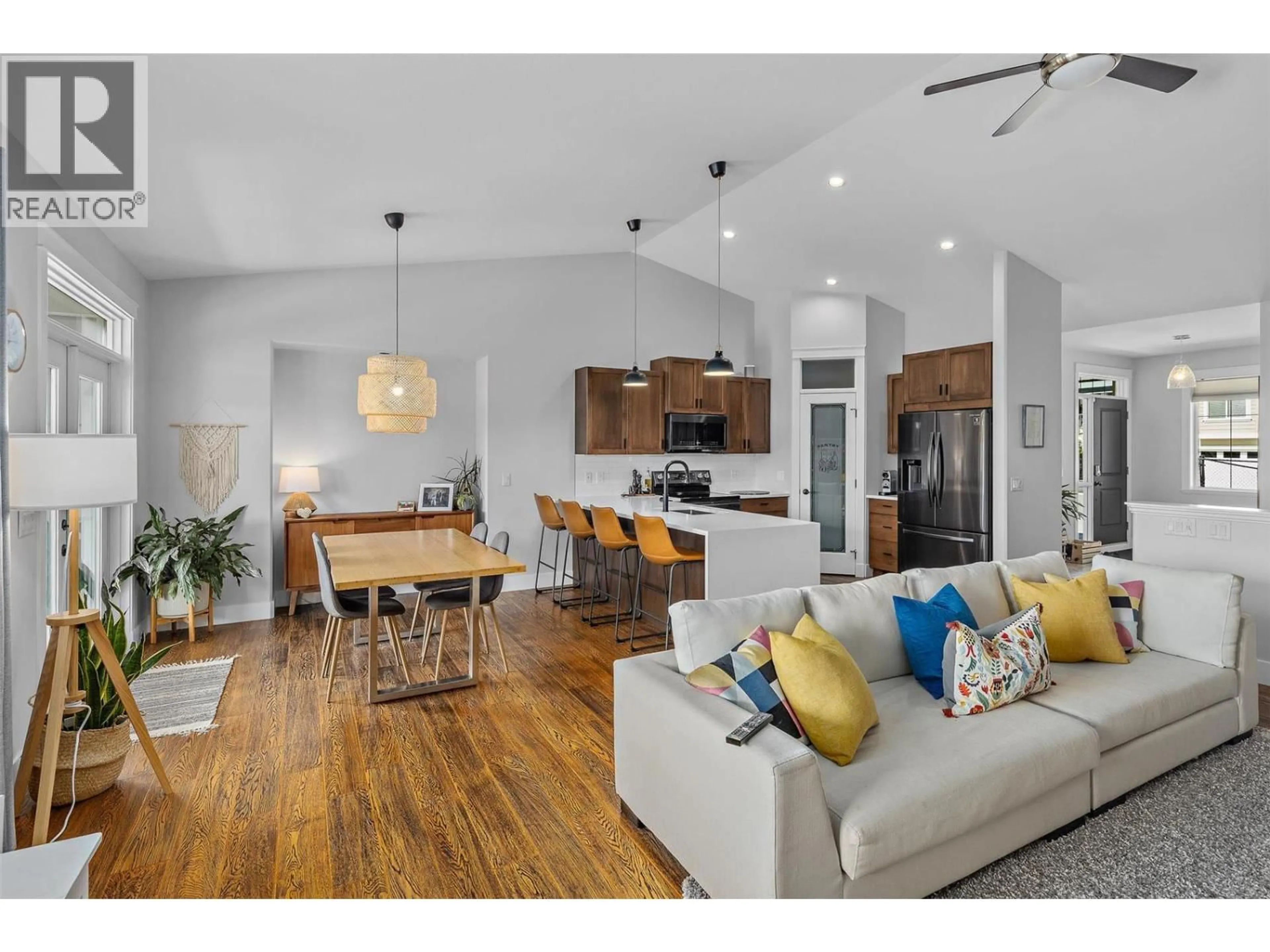 Open concept kitchen, wood/laminate floor for 2555 TALLUS RIDGE DRIVE, West Kelowna British Columbia V4T3A6