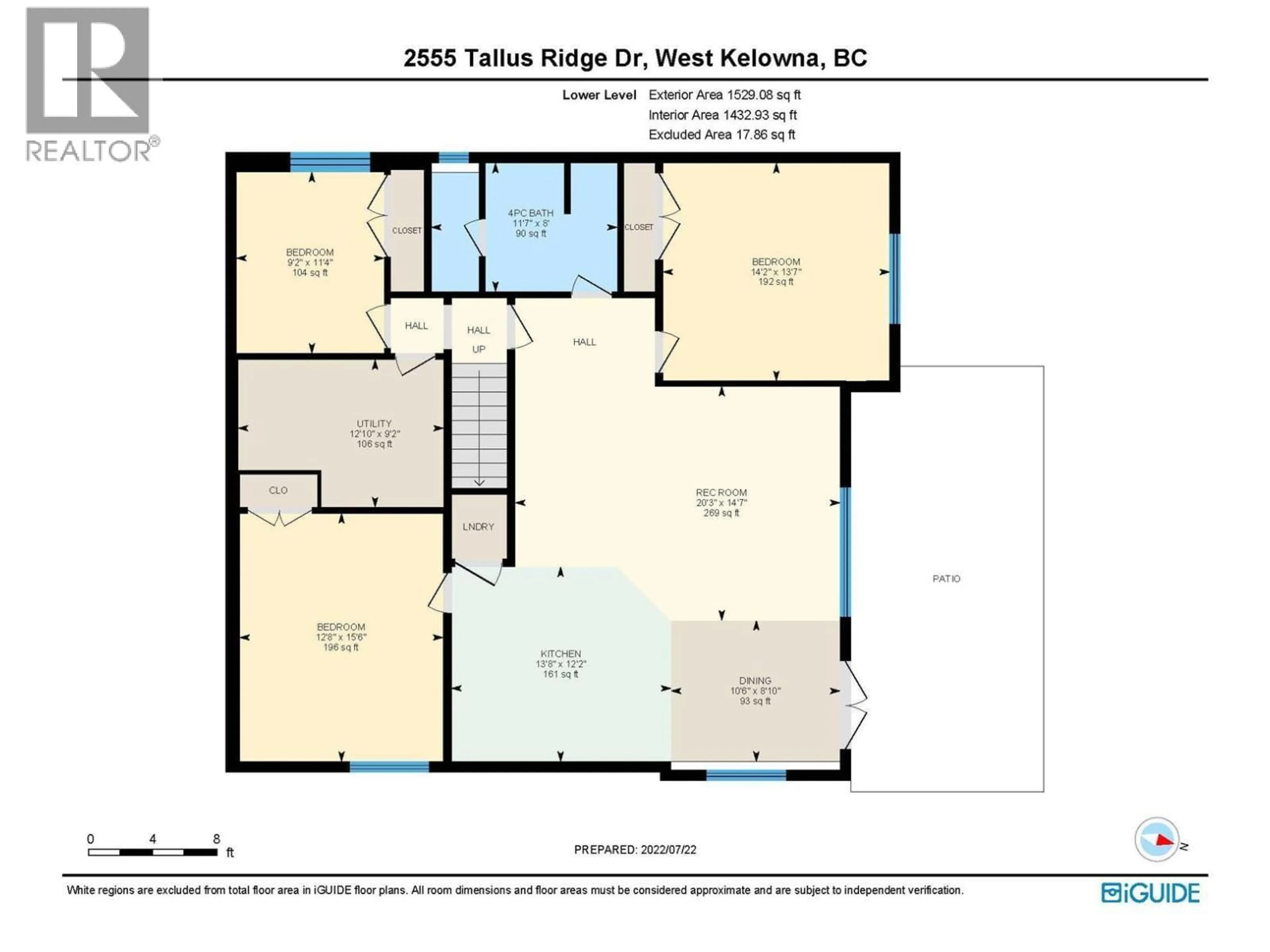 Floor plan for 2555 TALLUS RIDGE DRIVE, West Kelowna British Columbia V4T3A6