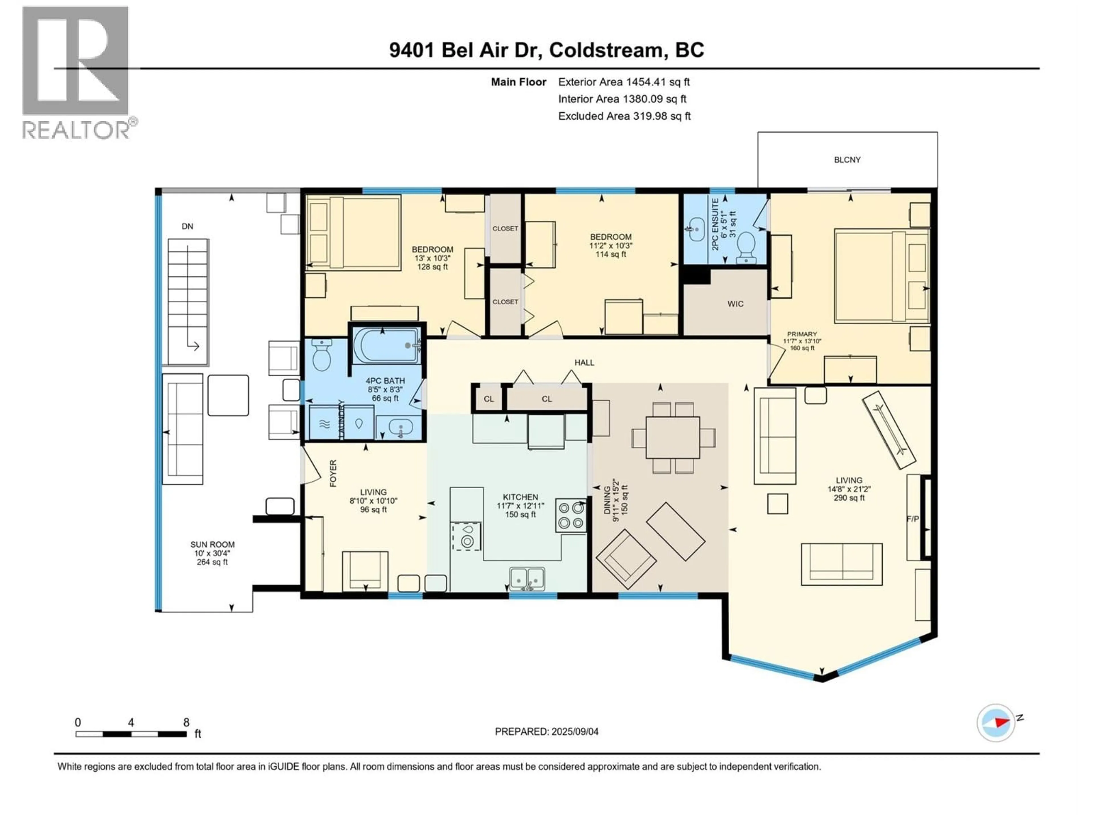 Floor plan for 9401 BEL AIR DRIVE, Coldstream British Columbia V1B2A1