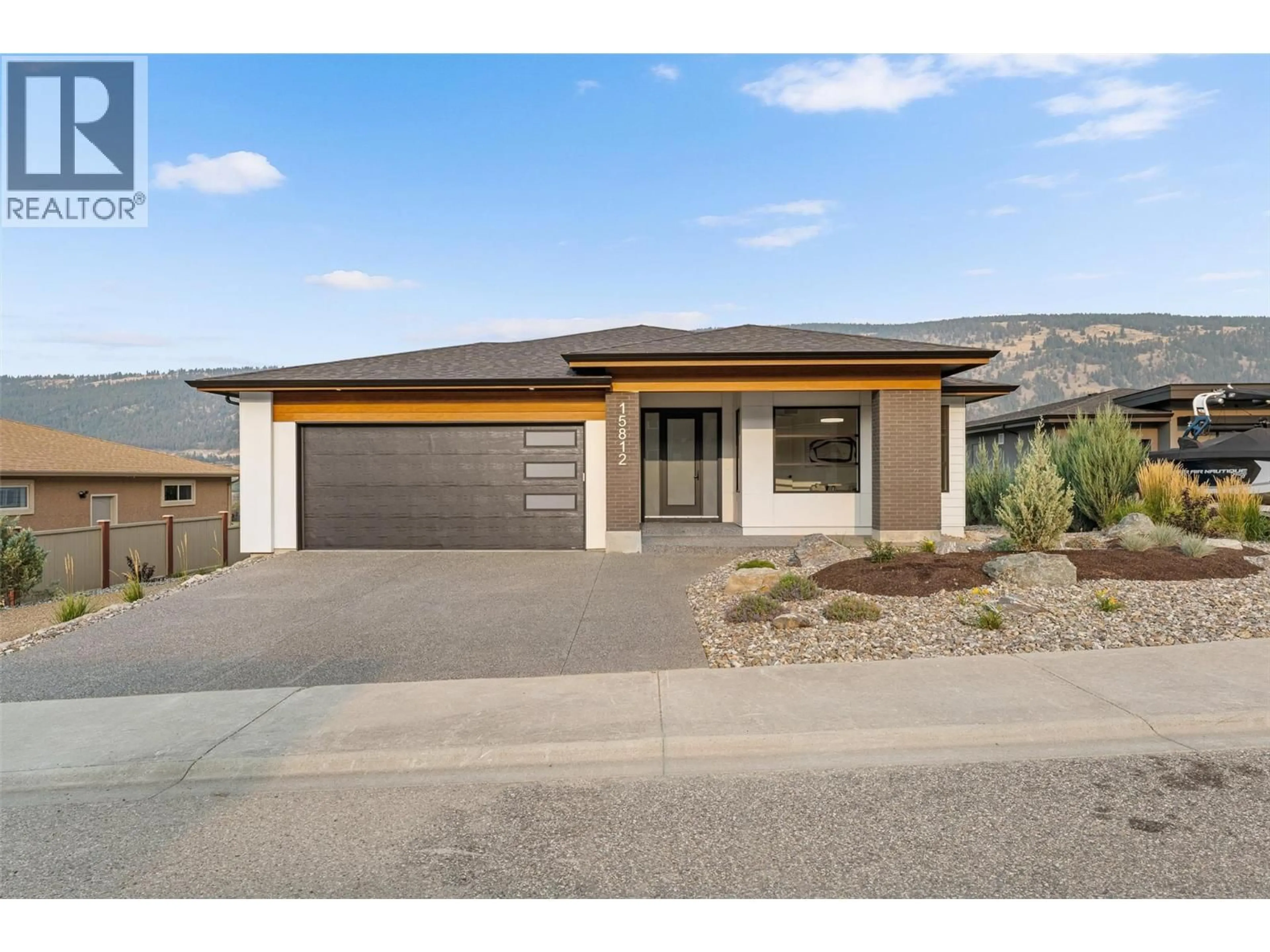 Home with brick exterior material, street for 15812 MCDONAGH ROAD, Lake Country British Columbia V4V2E7
