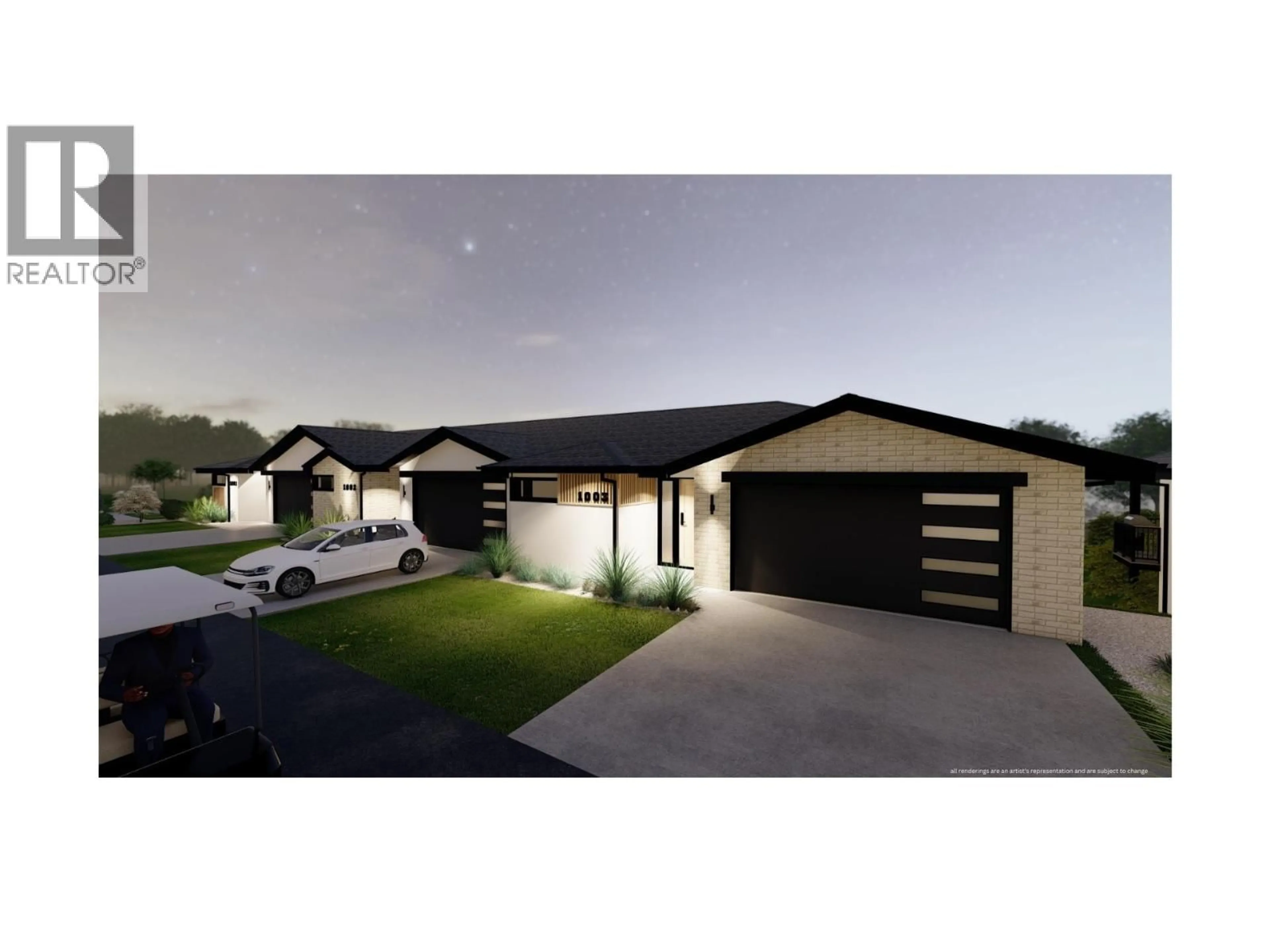 A pic from outside/outdoor area/front of a property/back of a property/a pic from drone, street for 5038 SUN RIVERS DRIVE, Kamloops British Columbia V2H0E7