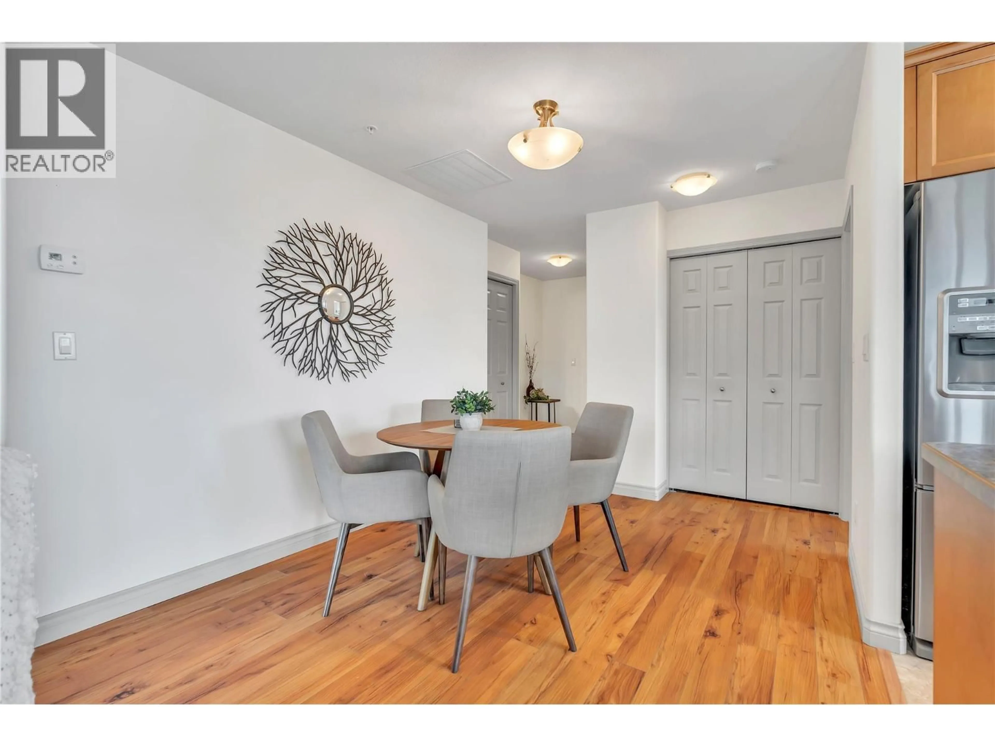 Dining room, wood/laminate floor for 506 - 2113 ATKINSON STREET, Penticton British Columbia V2A8R5