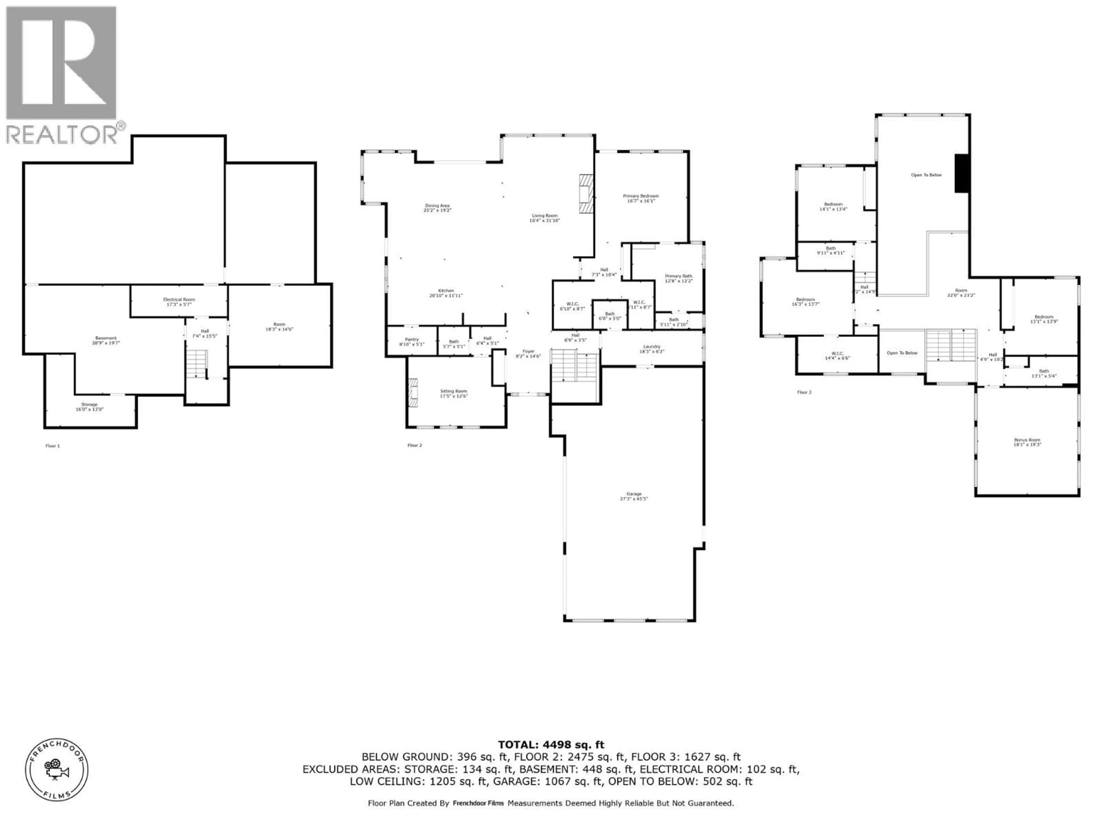 Floor plan for 1330 MYRA PLACE, Kamloops British Columbia V2E0C3