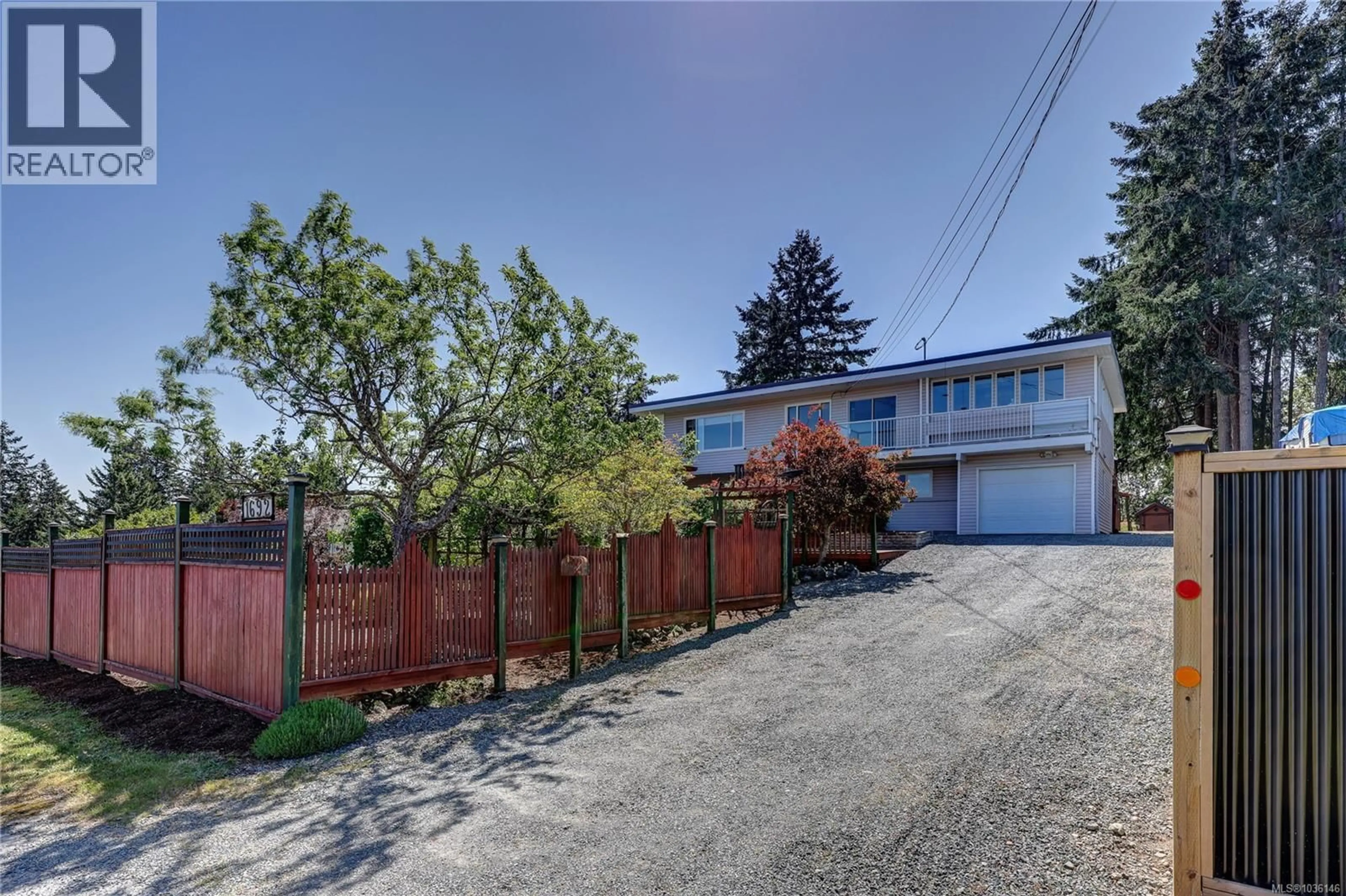 A pic from outside/outdoor area/front of a property/back of a property/a pic from drone, street for 1692 CENTENNARY DRIVE, Nanaimo British Columbia V9X1A3