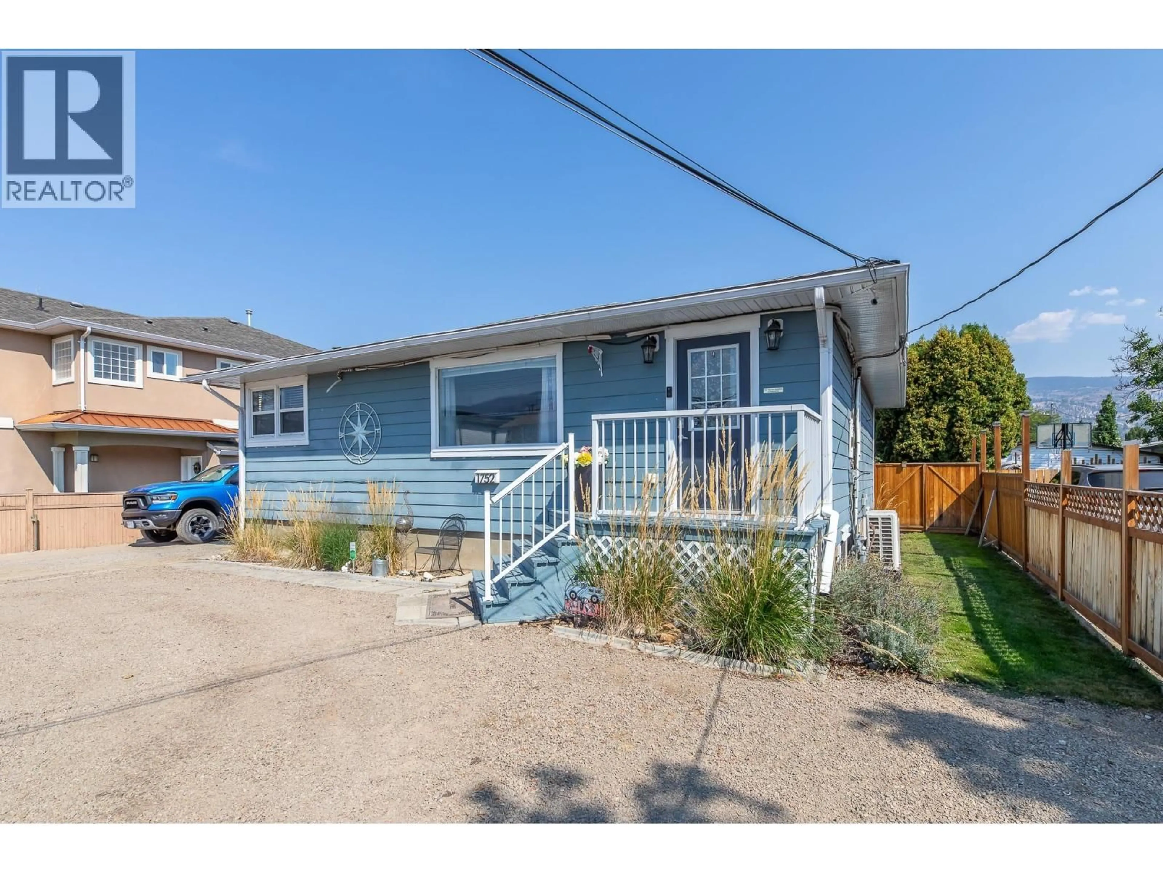 Home with vinyl exterior material, street for 1752 FAIRFORD DRIVE, Penticton British Columbia V2A6C8