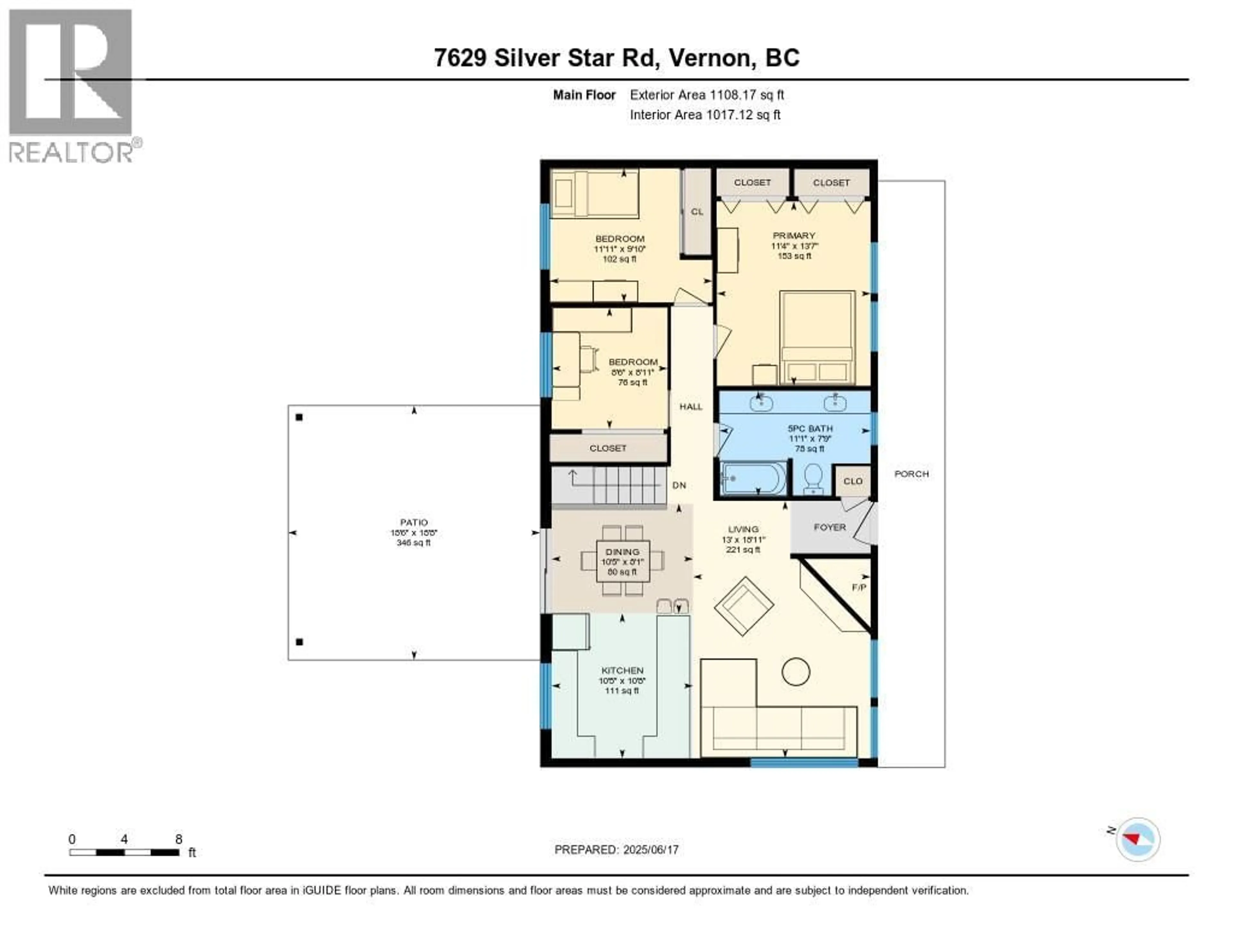 Floor plan for 7629 SILVER STAR ROAD, Vernon British Columbia V1B3N7