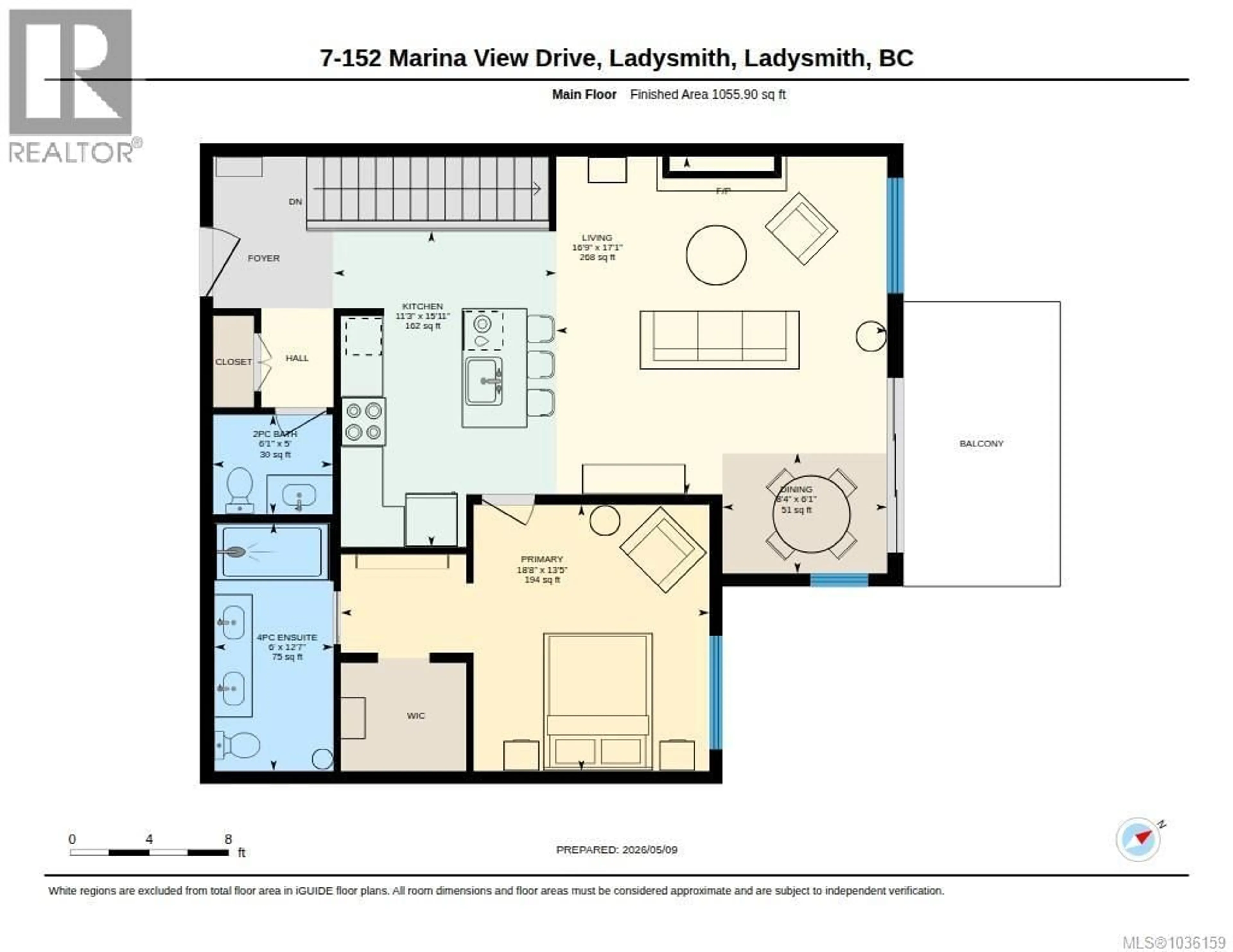 Floor plan for 7 - 152 MARINA VIEW DRIVE, Ladysmith British Columbia V9G1K4