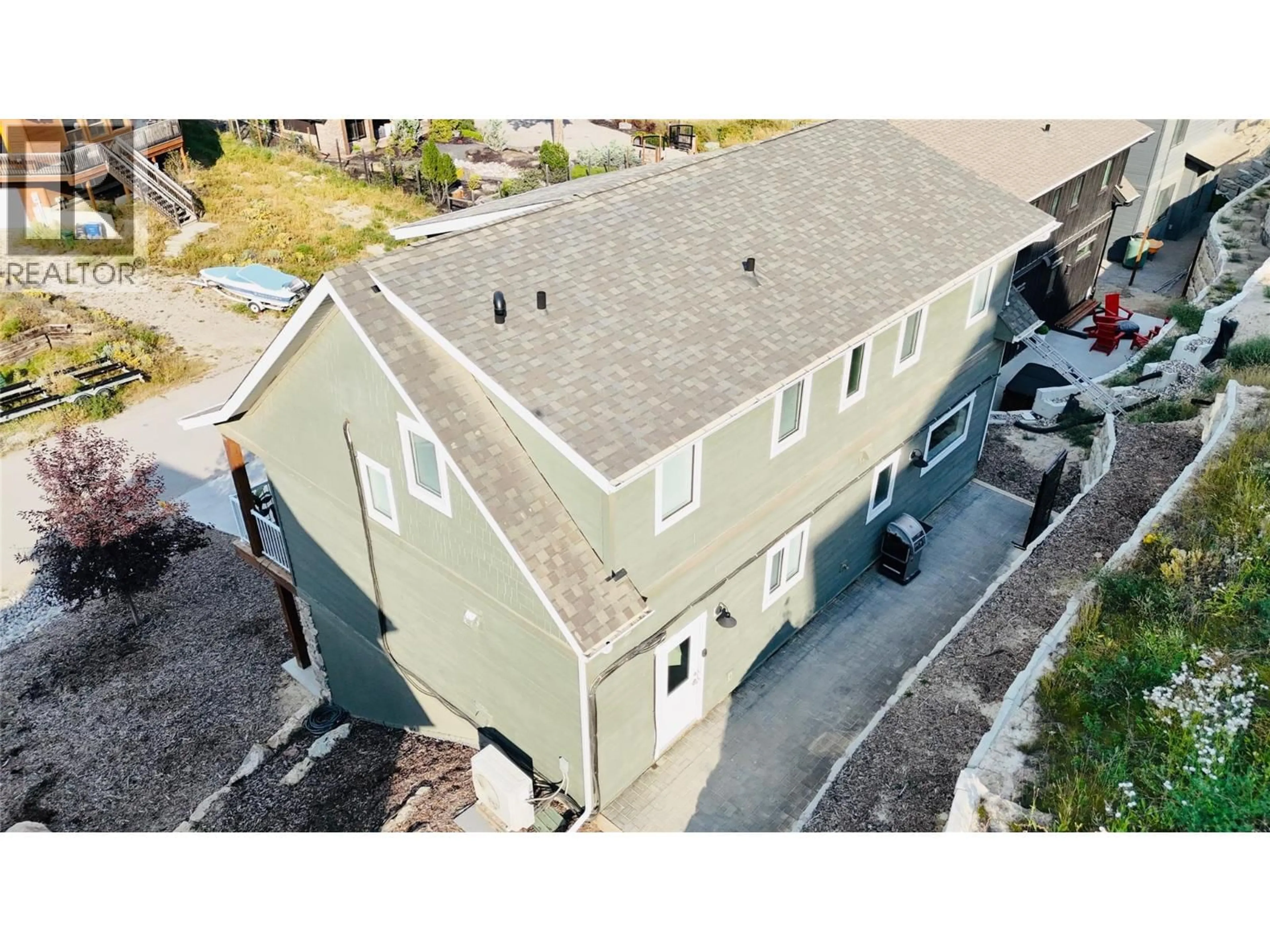 A pic from outside/outdoor area/front of a property/back of a property/a pic from drone, building for 705 KPOKL ROAD, Invermere British Columbia V0A1K0