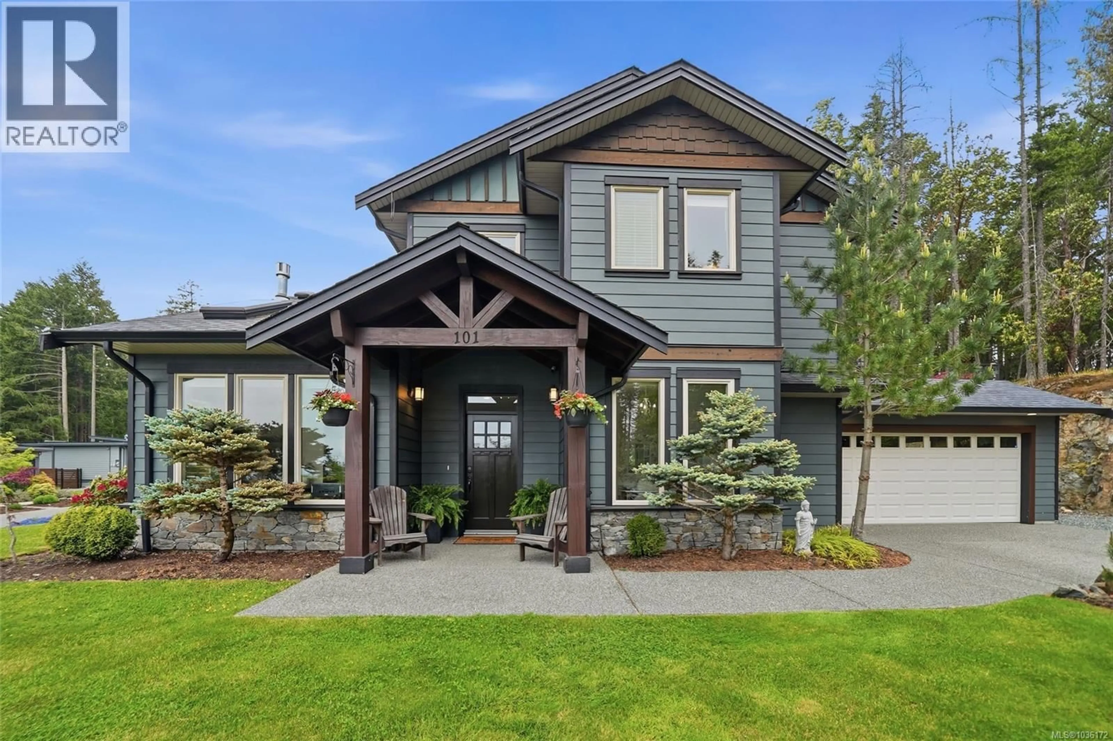 Home with vinyl exterior material, street for 101 RIDGELINE TERRACE, Nanaimo British Columbia V9T0G8