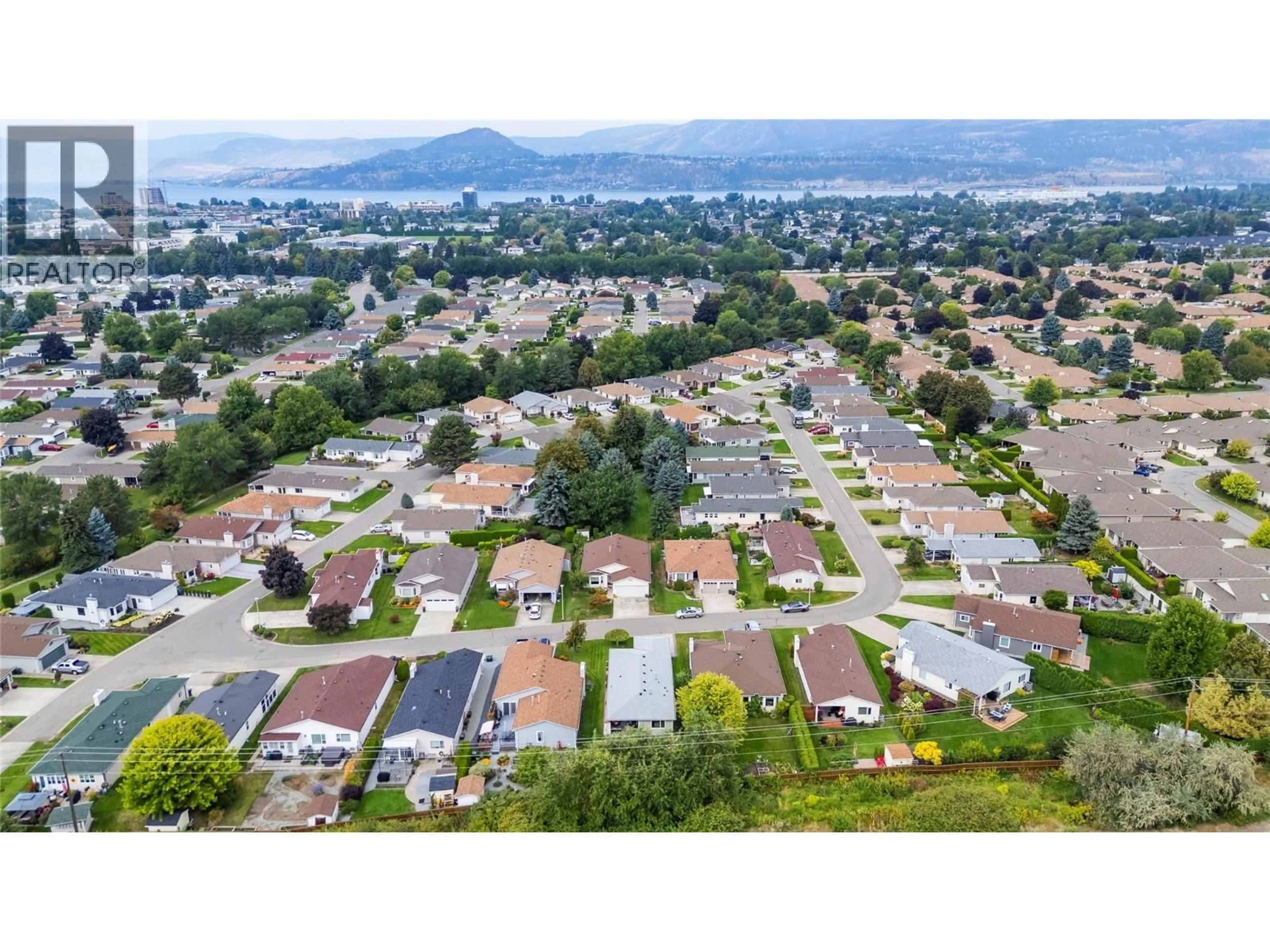 A pic from outside/outdoor area/front of a property/back of a property/a pic from drone, mountain view for 454 - 1260 RAYMER AVENUE, Kelowna British Columbia V1W3S4