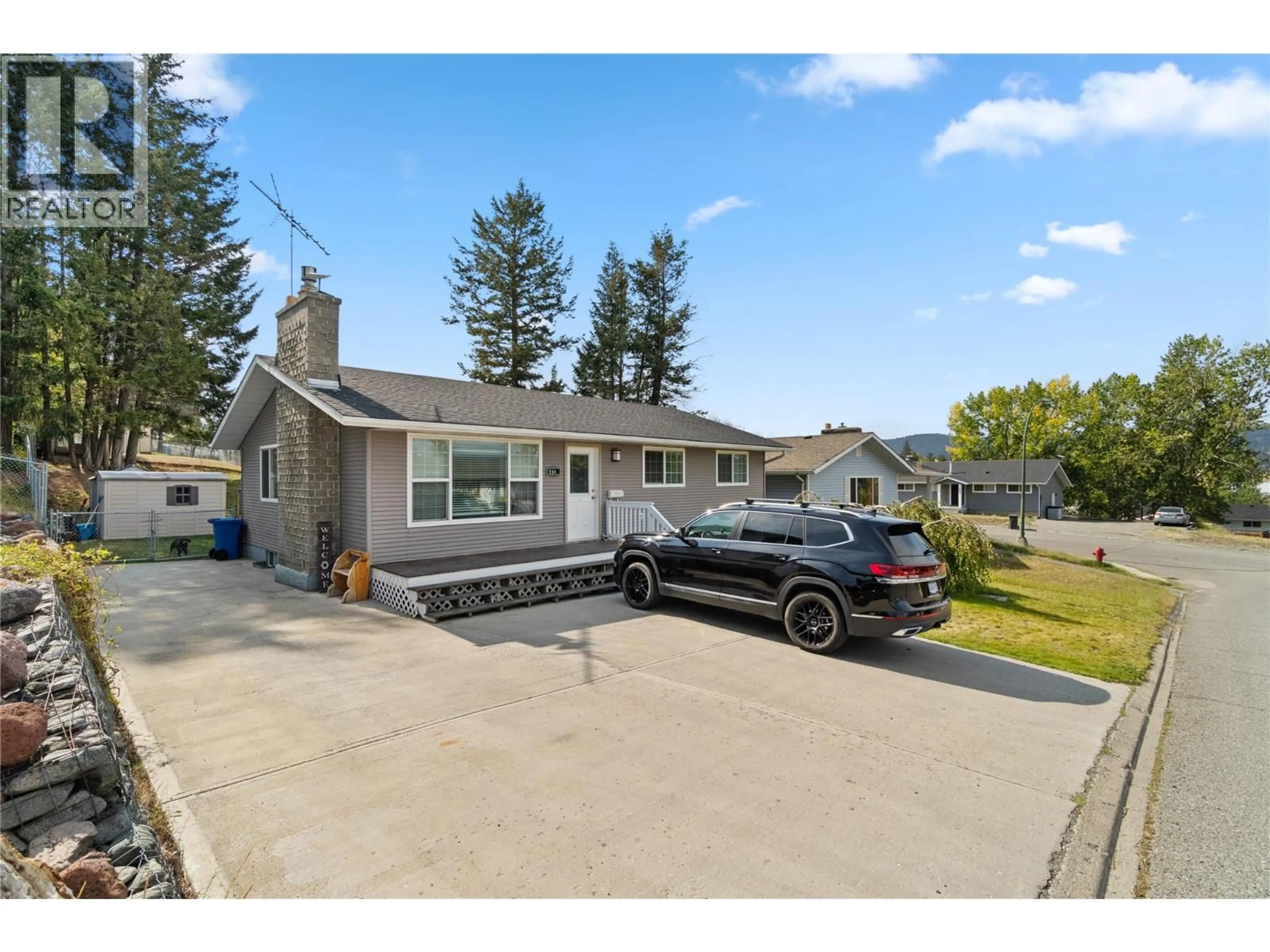 Home with vinyl exterior material, street for 254 ALDER DRIVE, Logan Lake British Columbia V0K1W0