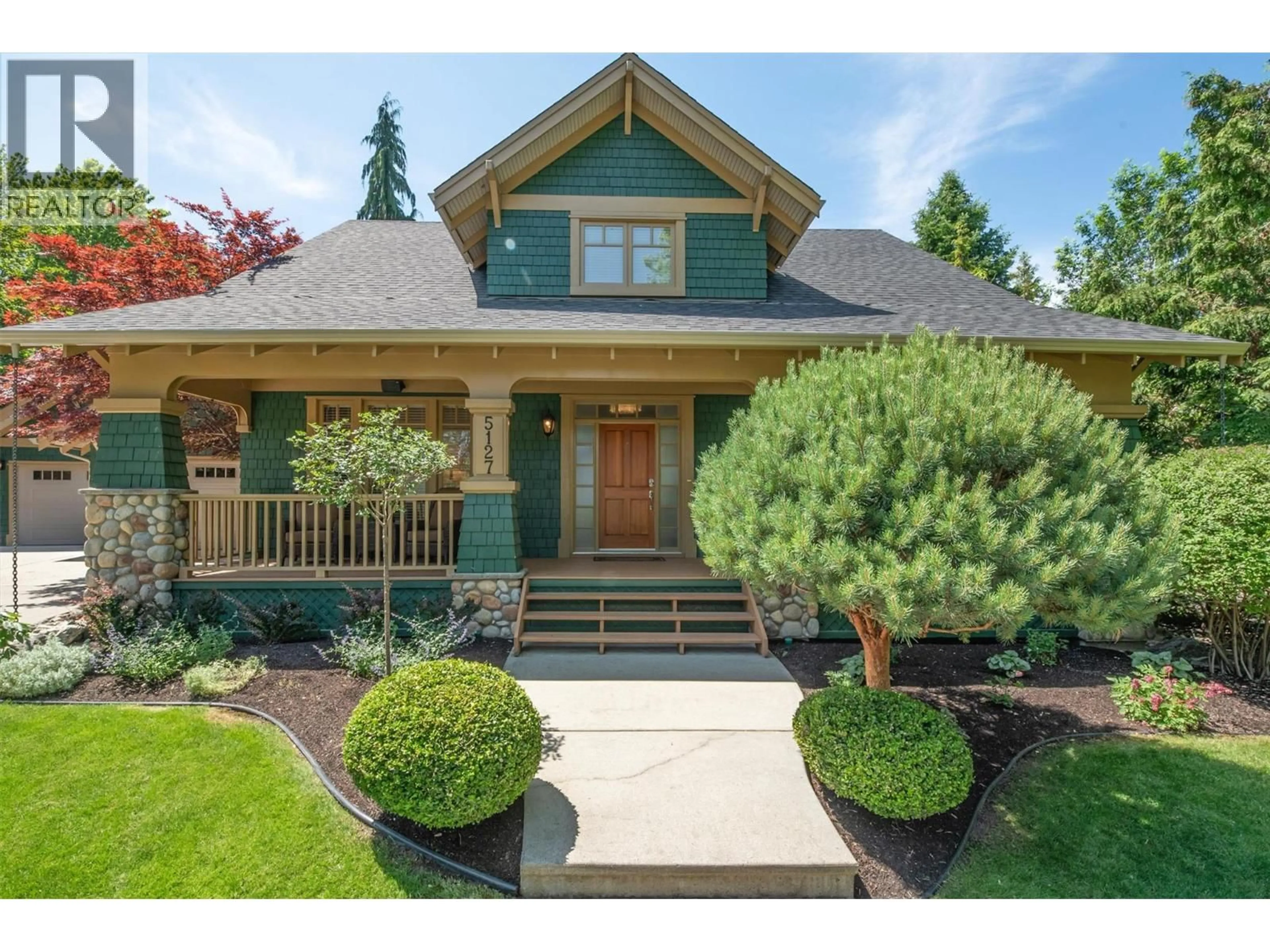 Home with brick exterior material, street for 5127 LUCKETT COURT, Kelowna British Columbia V1W4J1