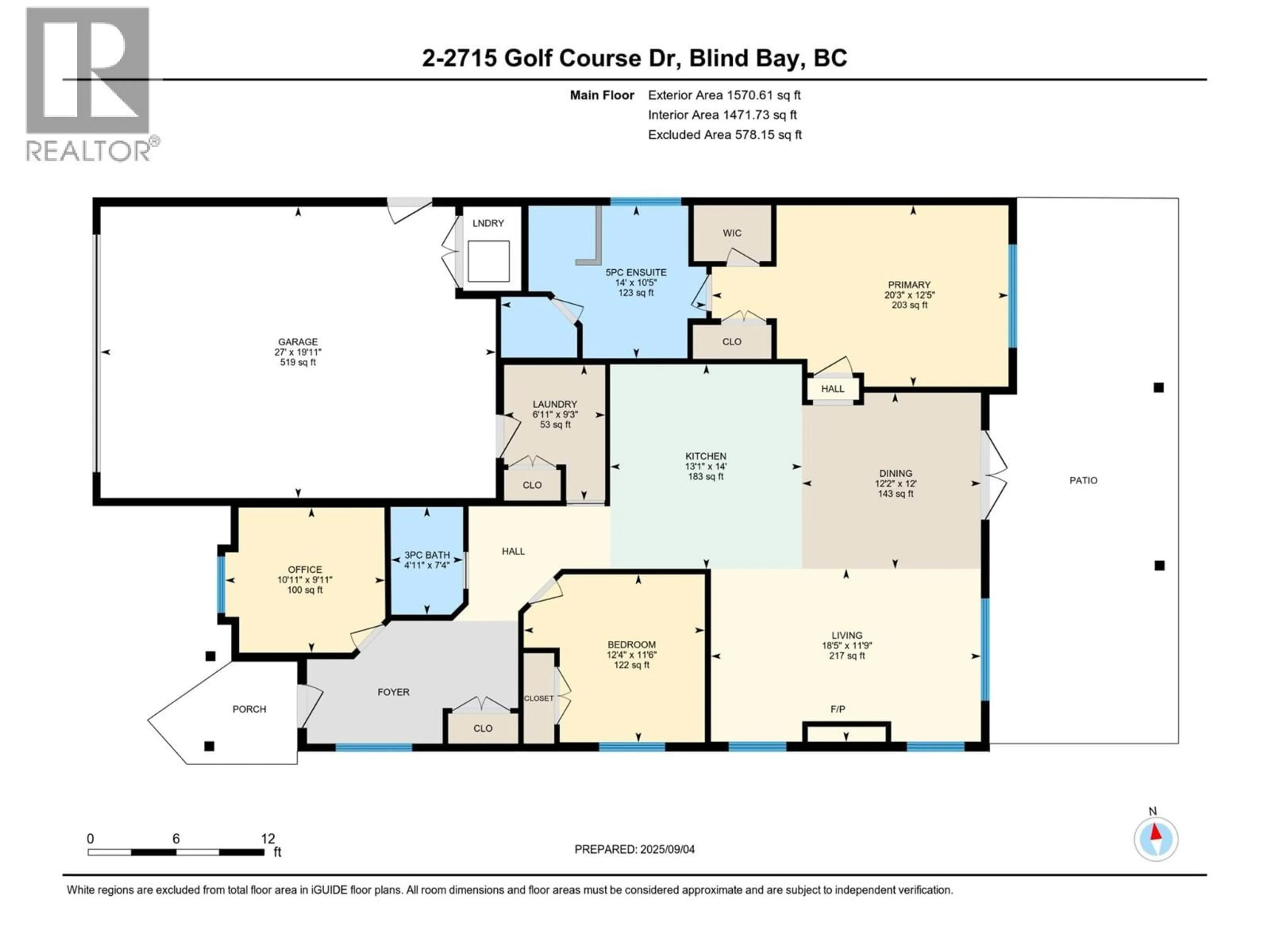 Floor plan for 2 - 2715 GOLF COURSE DRIVE, Blind Bay British Columbia V0E1H1