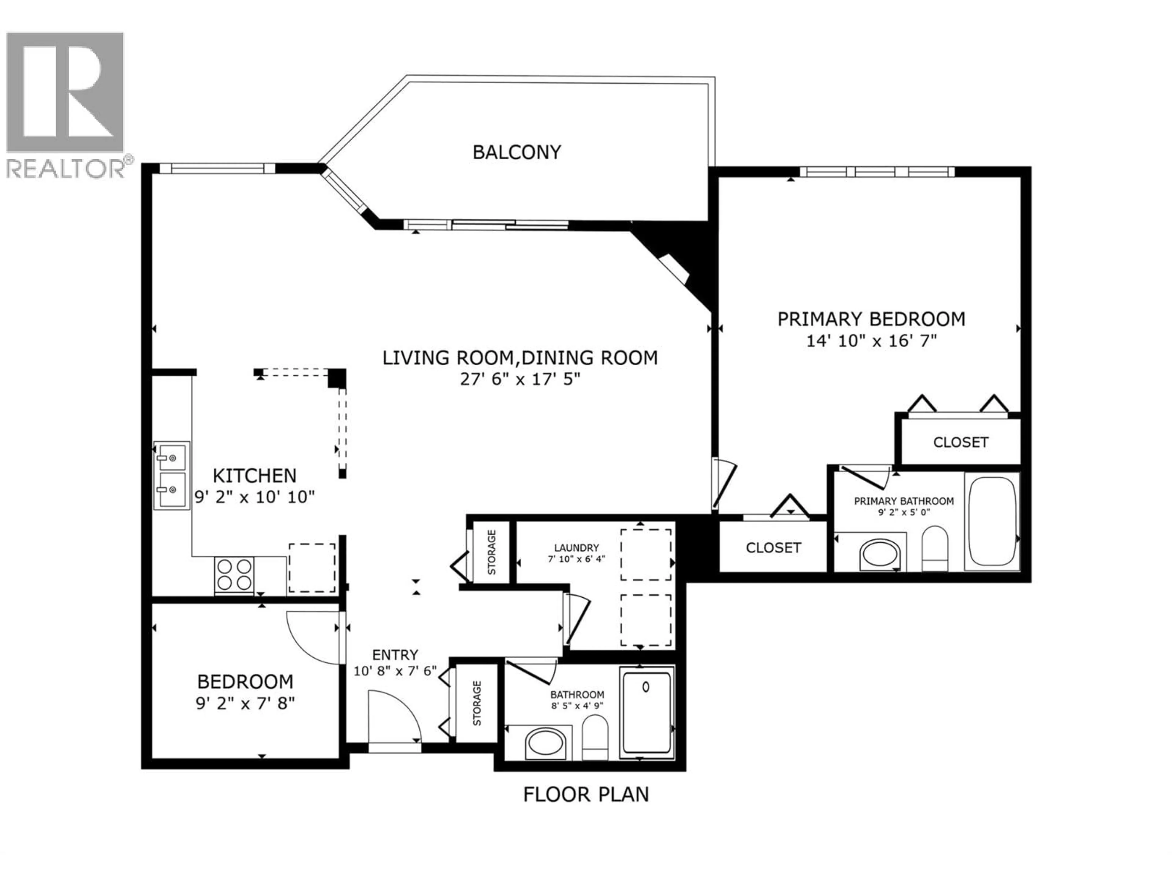 Floor plan for 303 - 1895 AMBROSI ROAD, Kelowna British Columbia V1Y4R8