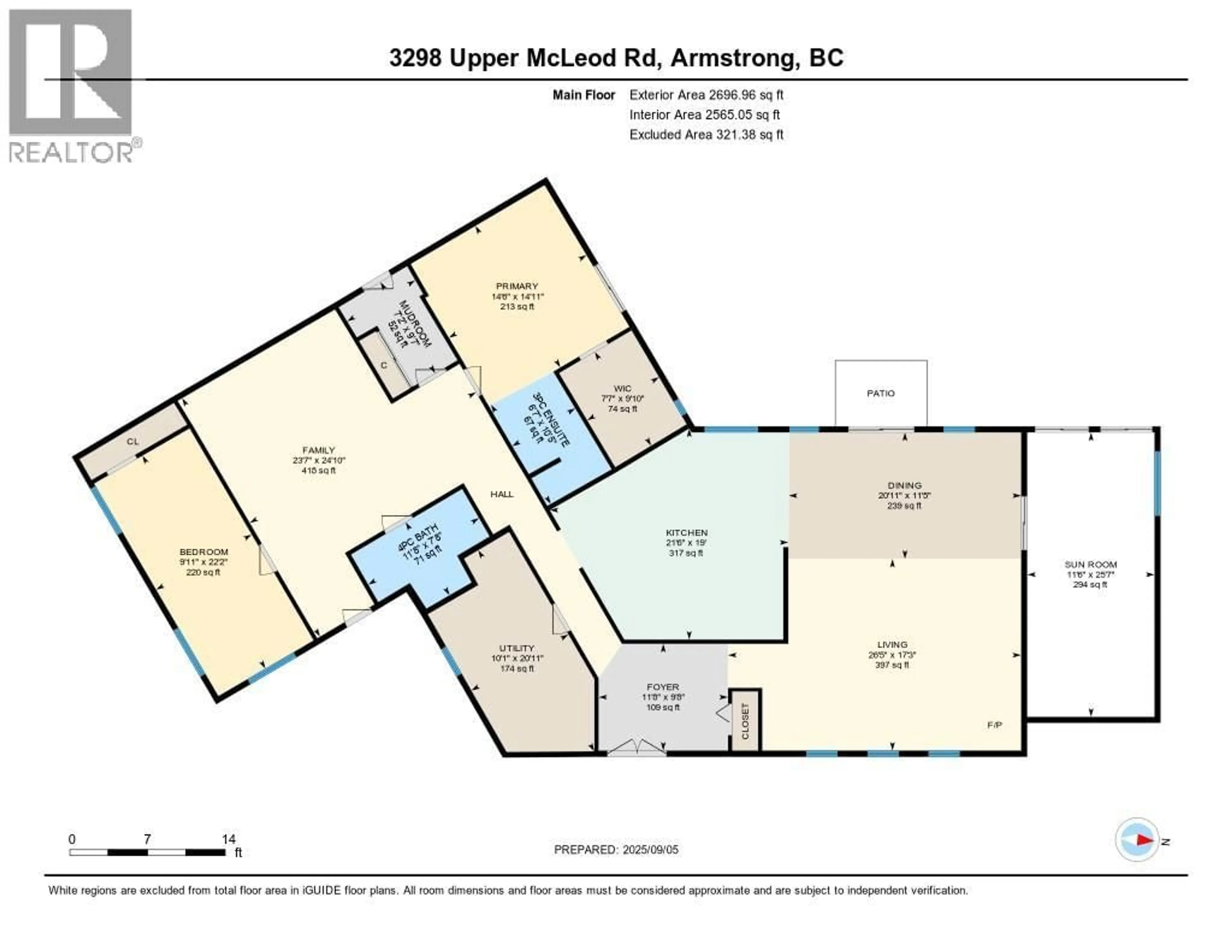 Floor plan for 3298 UPPER MCLEOD ROAD, Armstrong British Columbia V0E1B8