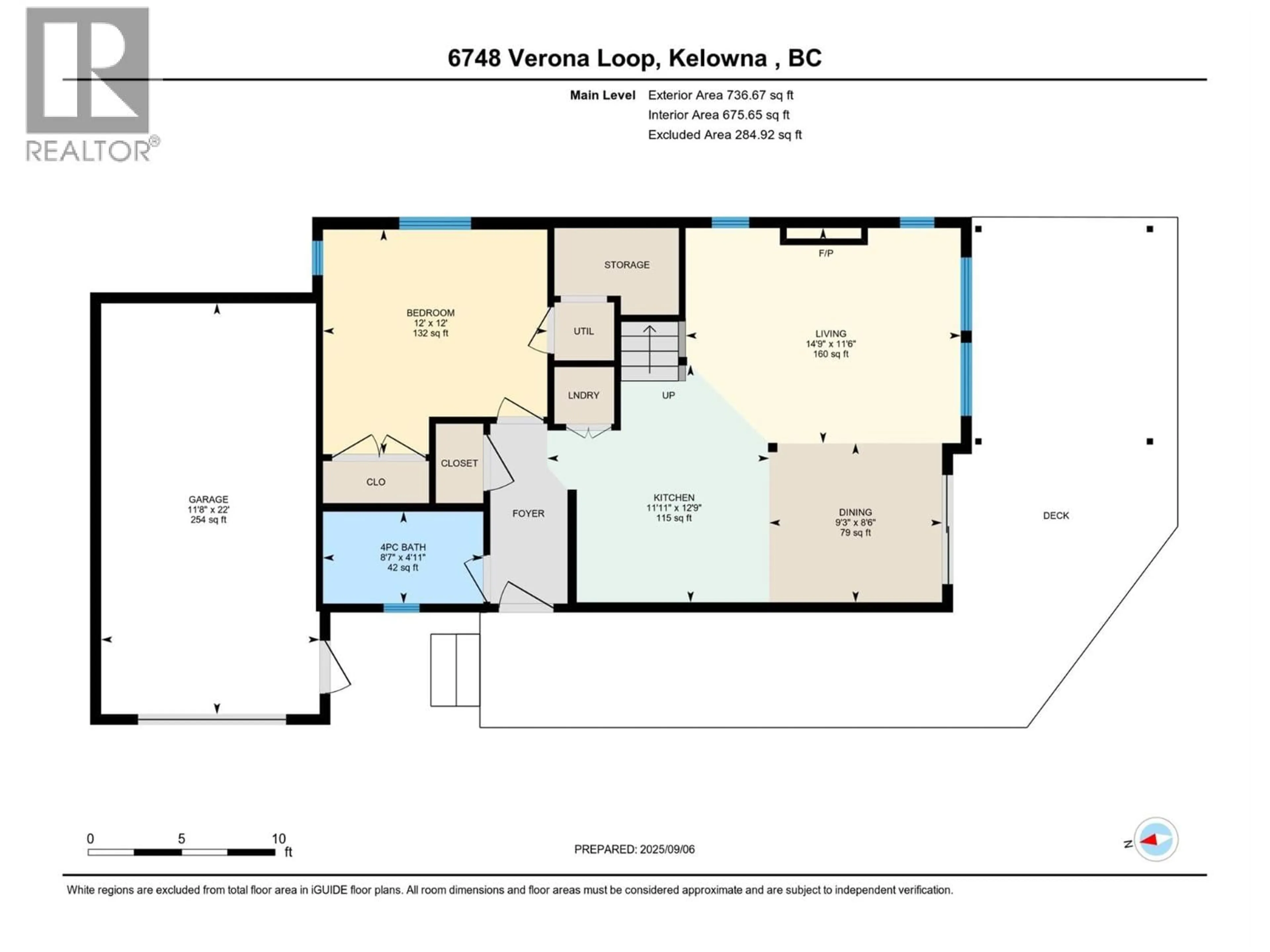 Floor plan for 325 - 6748 VERONA LOOP, Kelowna British Columbia V1Z3R8