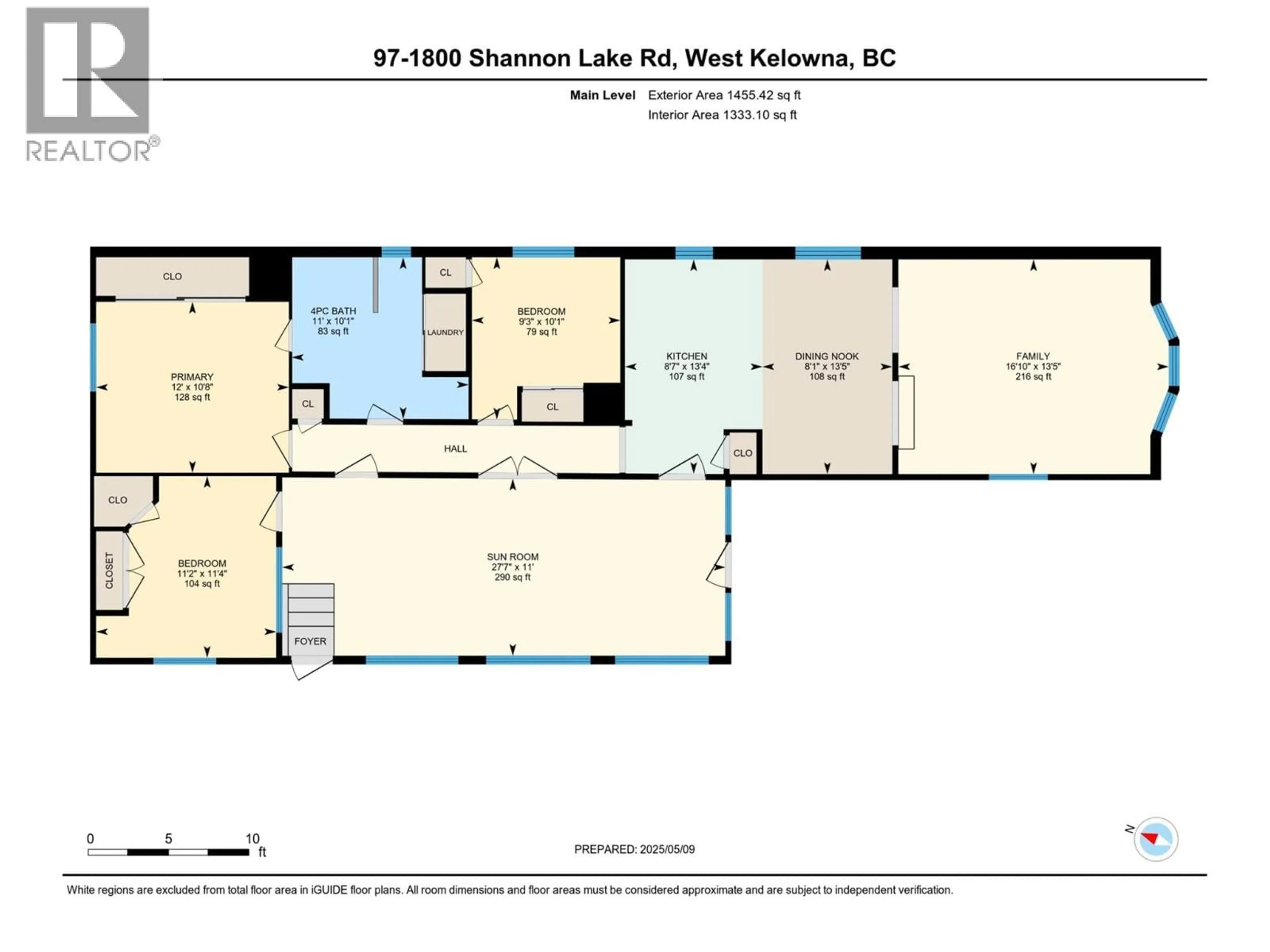 Floor plan for 97 - 1850 SHANNON LAKE ROAD, West Kelowna British Columbia V4T1L6