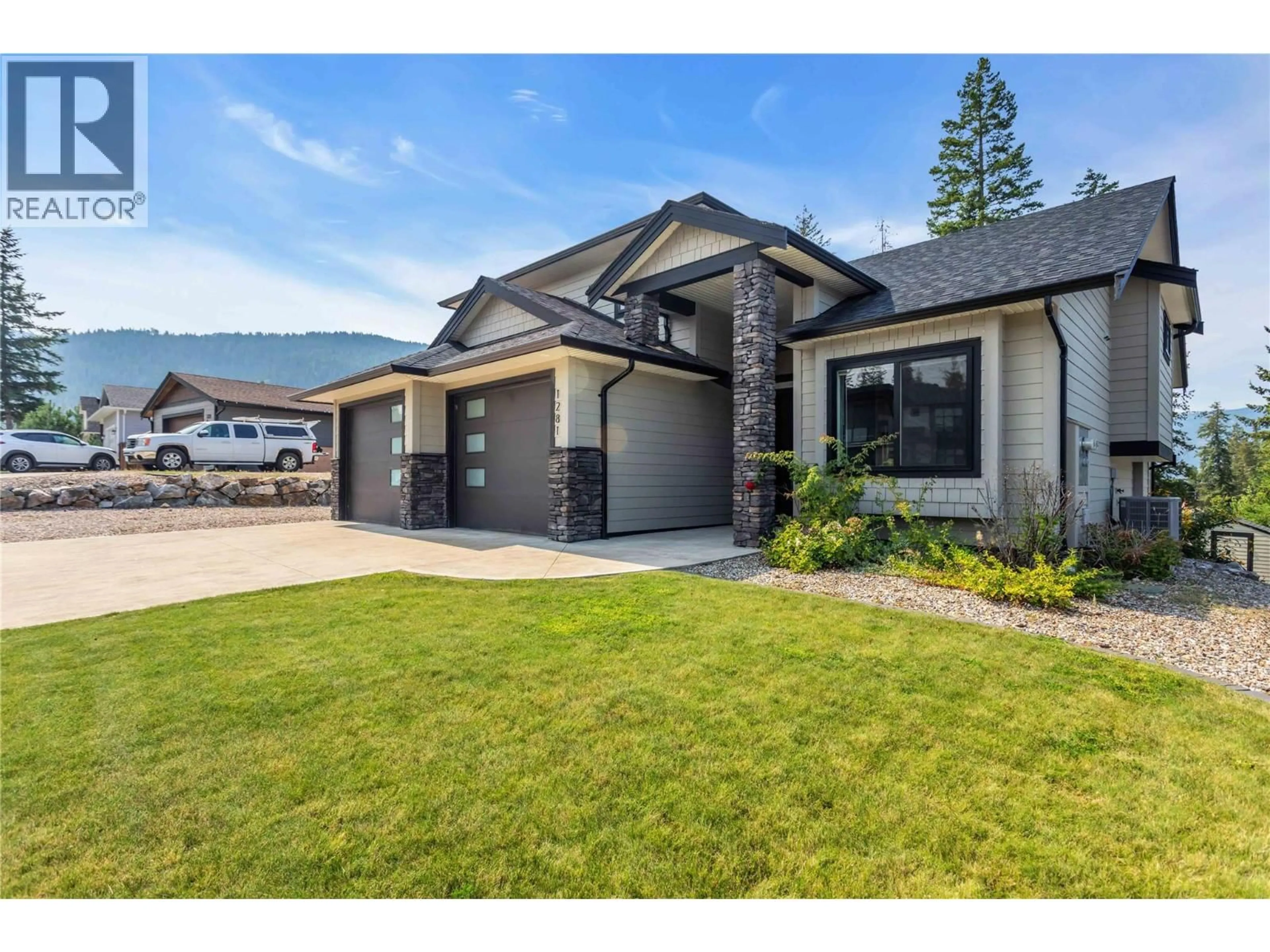 Home with brick exterior material, street for 1281 23 STREET SOUTHEAST, Salmon Arm British Columbia V1E0C7