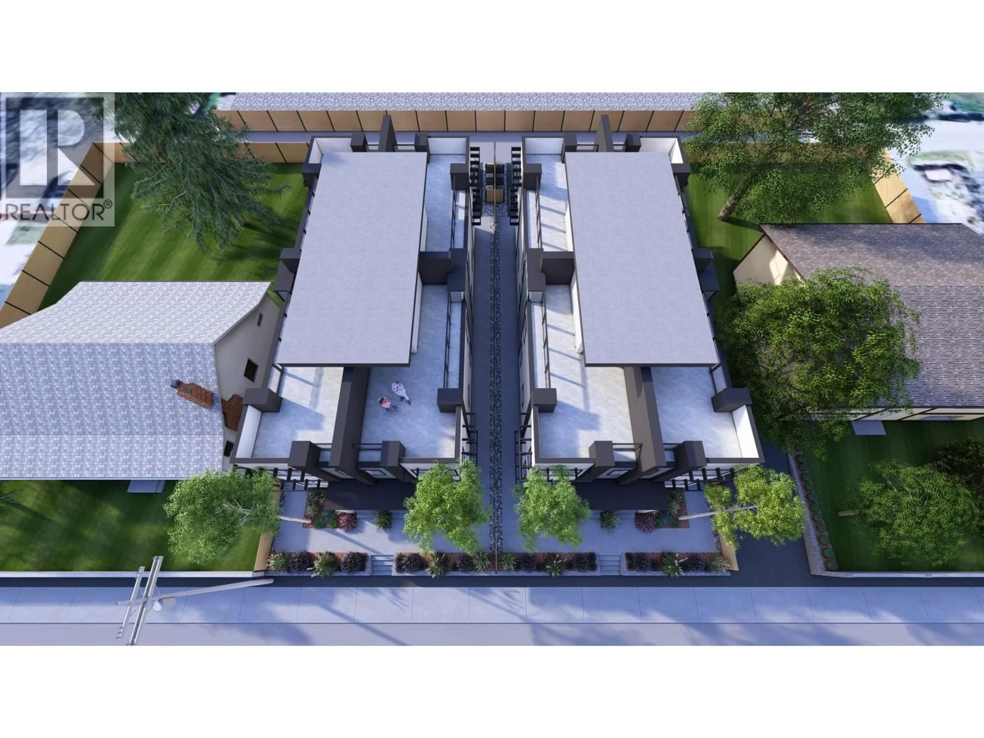 A pic from outside/outdoor area/front of a property/back of a property/a pic from drone, building for 1266 GOVERNMENT STREET, Penticton British Columbia v2a4v4