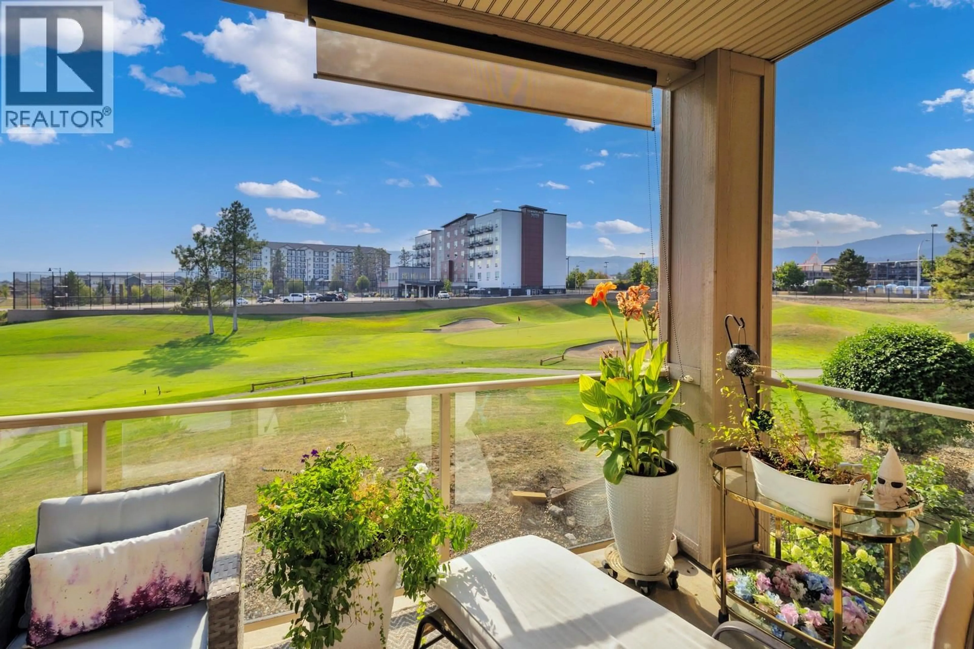 Balcony in the apartment, water/lake/river/ocean view for 211 - 3533 CARRINGTON ROAD, Westbank British Columbia V4T2Z9