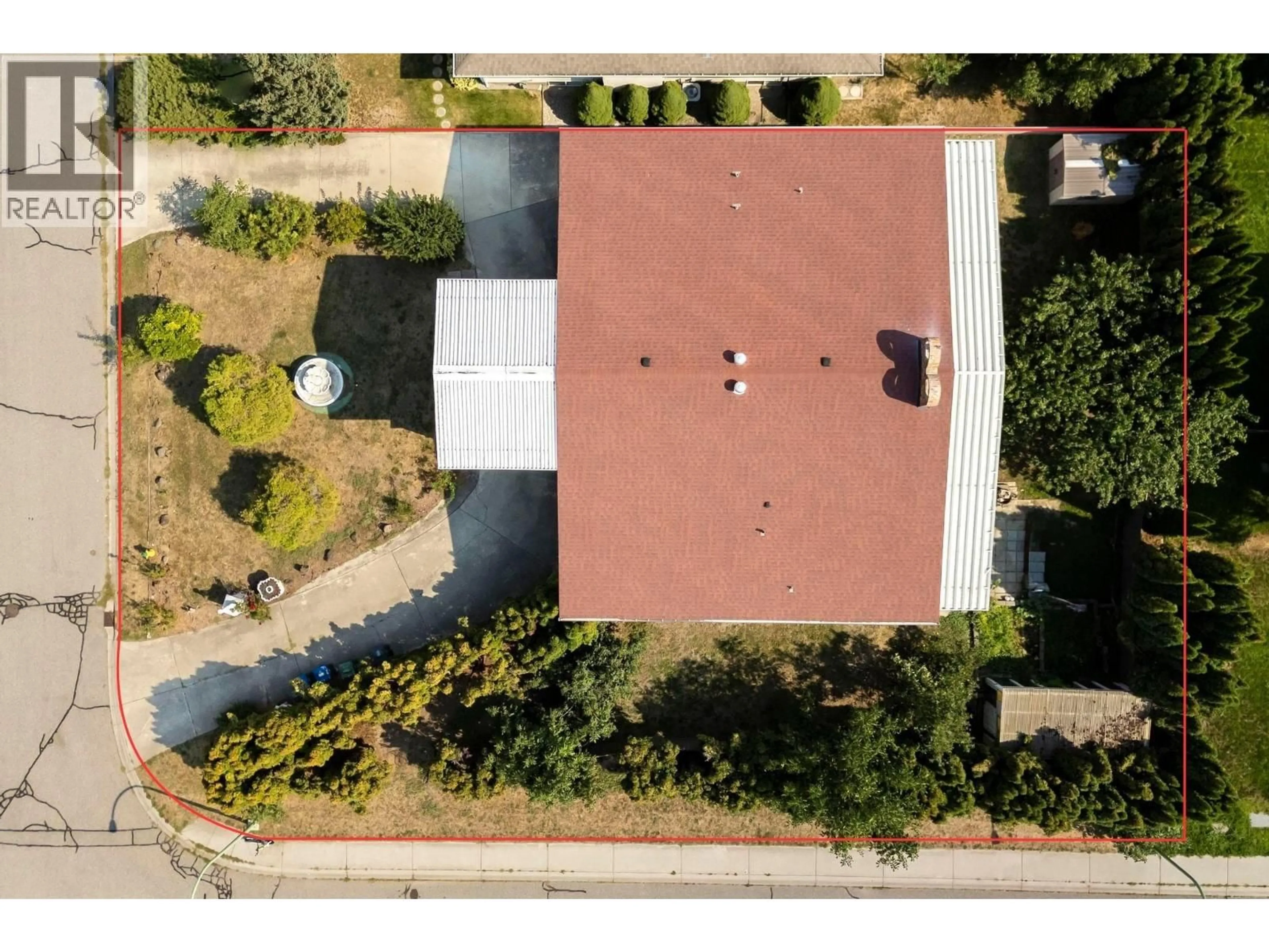 A pic from outside/outdoor area/front of a property/back of a property/a pic from drone, unknown for 2295 RHONDDA COURT, Kelowna British Columbia V1Y7Y2