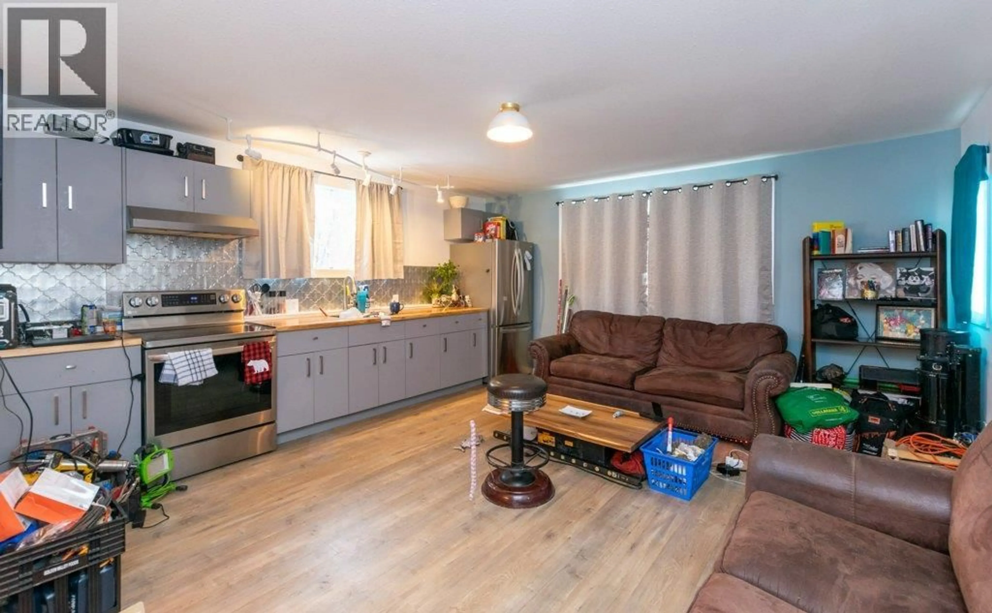 Standard kitchen, wood/laminate floor for 713 RUSSELL AVENUE, Enderby British Columbia V0E1V1