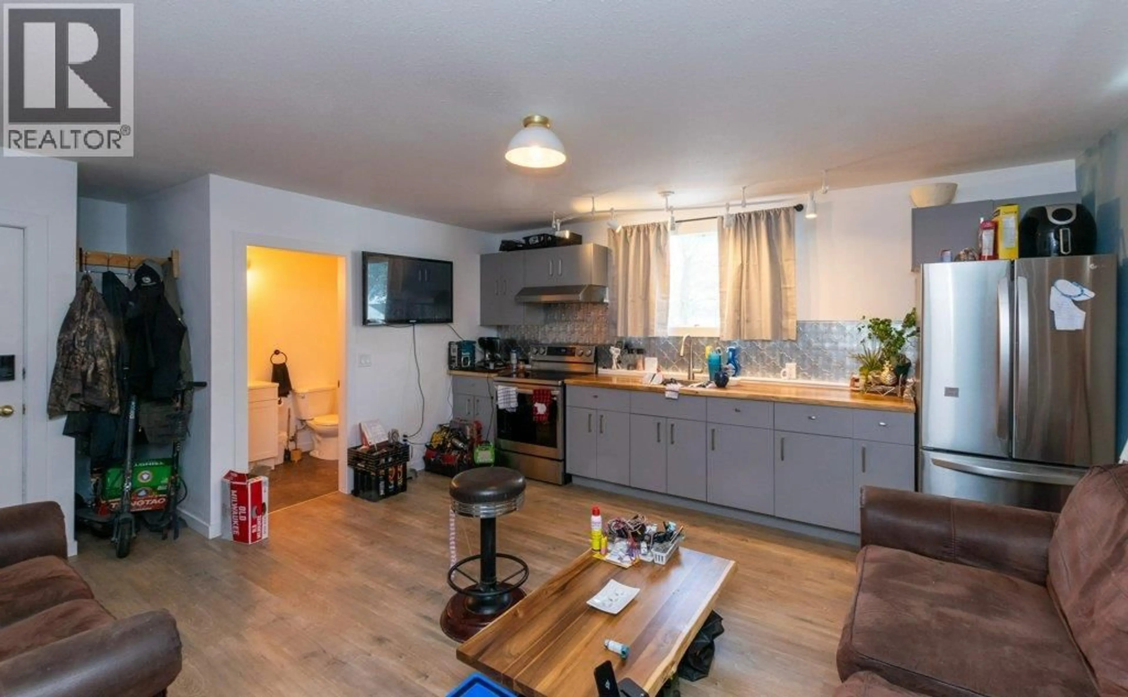 Standard kitchen, wood/laminate floor for 713 RUSSELL AVENUE, Enderby British Columbia V0E1V1