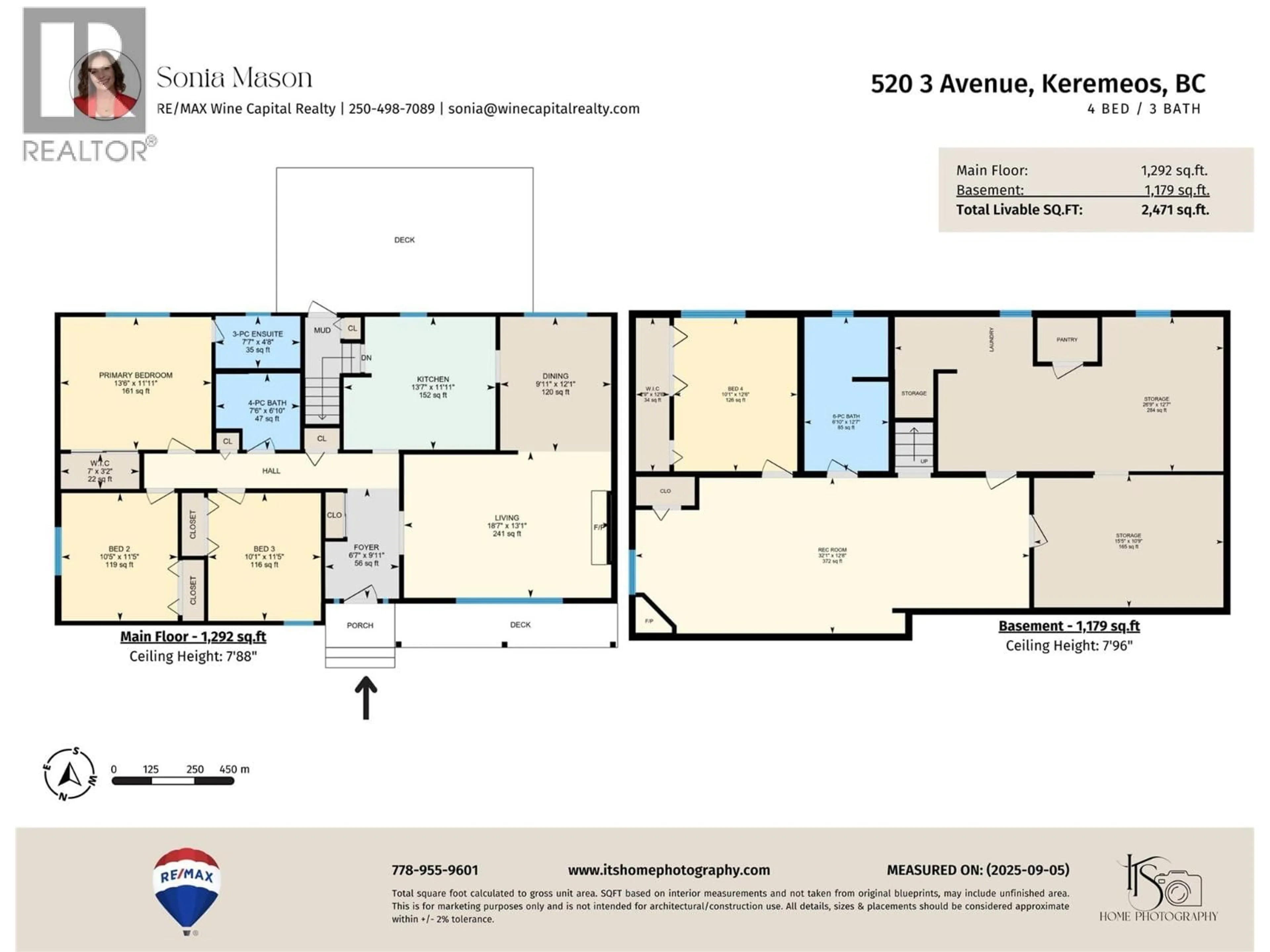 Floor plan for 520 3RD AVENUE, Keremeos British Columbia V0X1N2