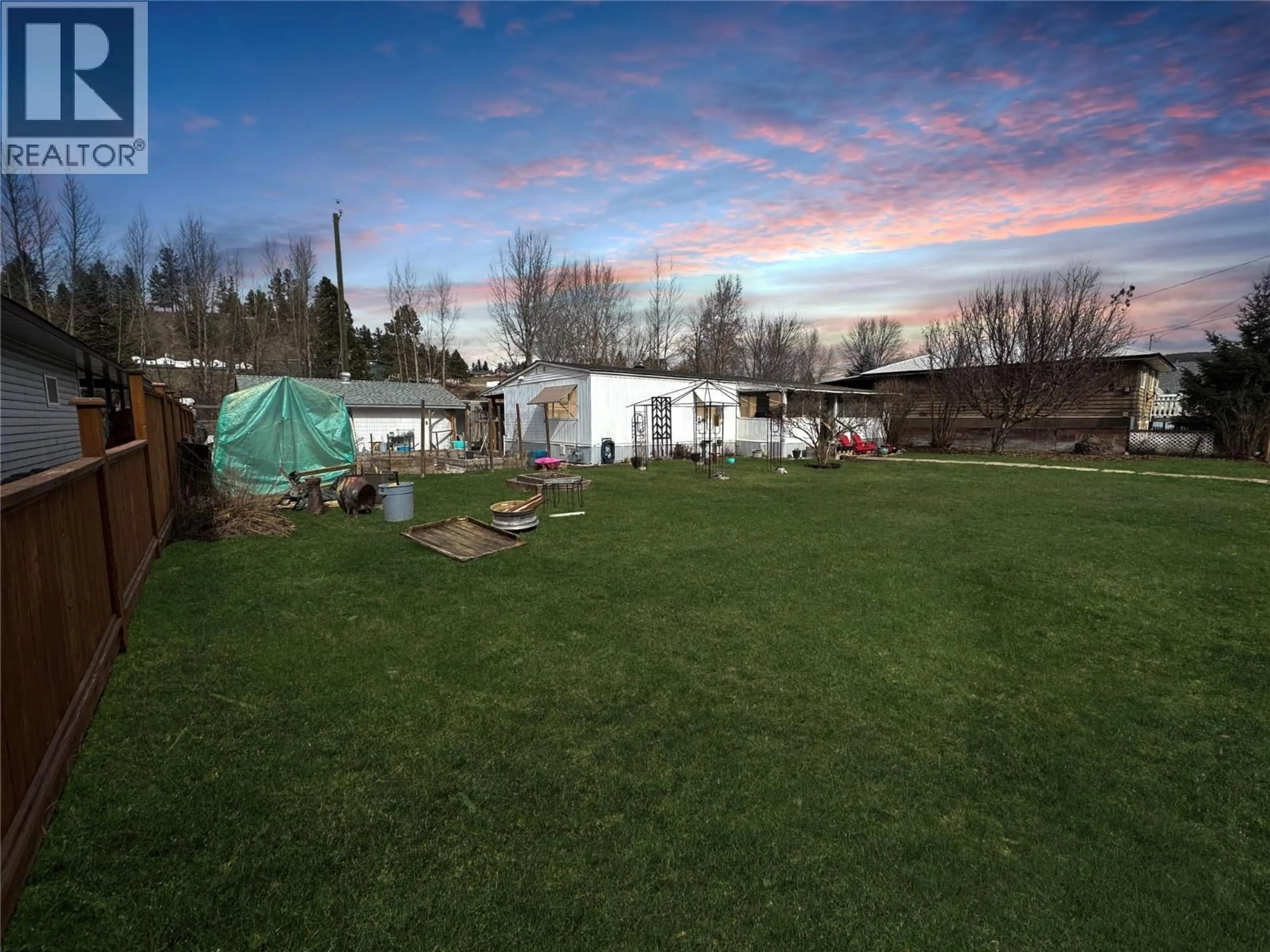 A pic from outside/outdoor area/front of a property/back of a property/a pic from drone, mountain view for 399 BURTON AVENUE, Princeton British Columbia V0X1W0