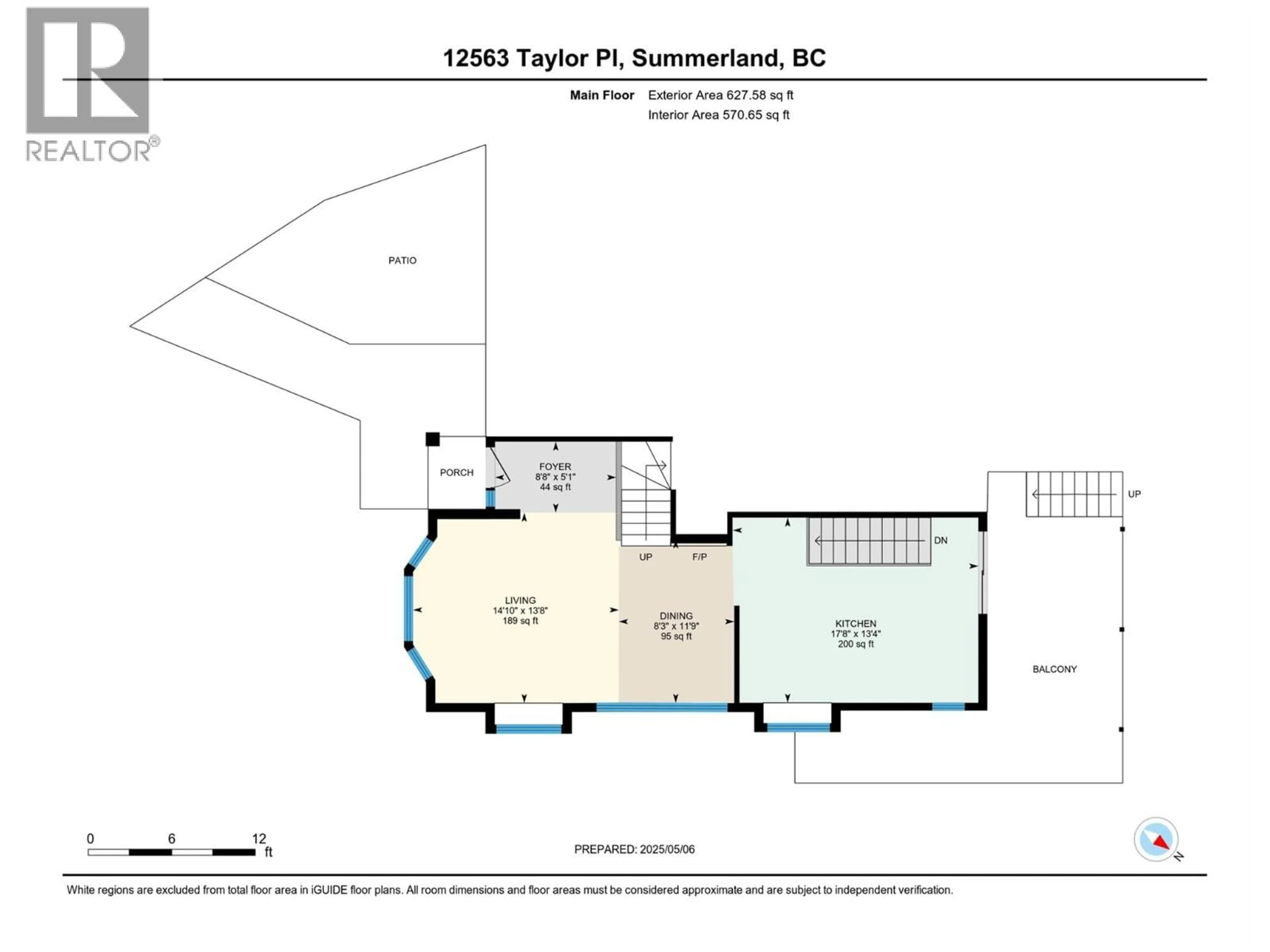 Floor plan for 12563 TAYLOR PLACE, Summerland British Columbia V0H1Z8