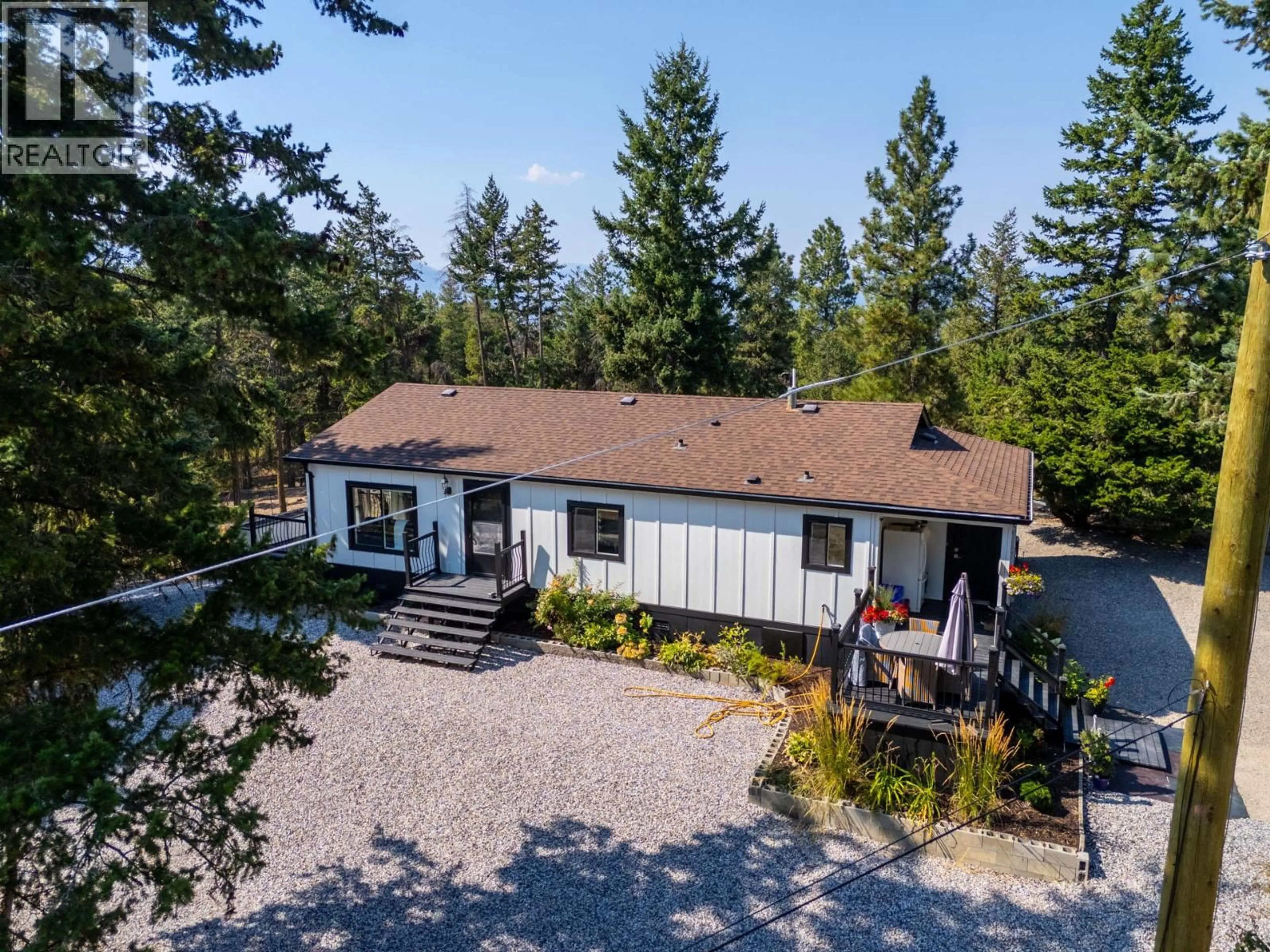 A pic from outside/outdoor area/front of a property/back of a property/a pic from drone, unknown for 338 HOWARDS ROAD, Vernon British Columbia V1T6Y5