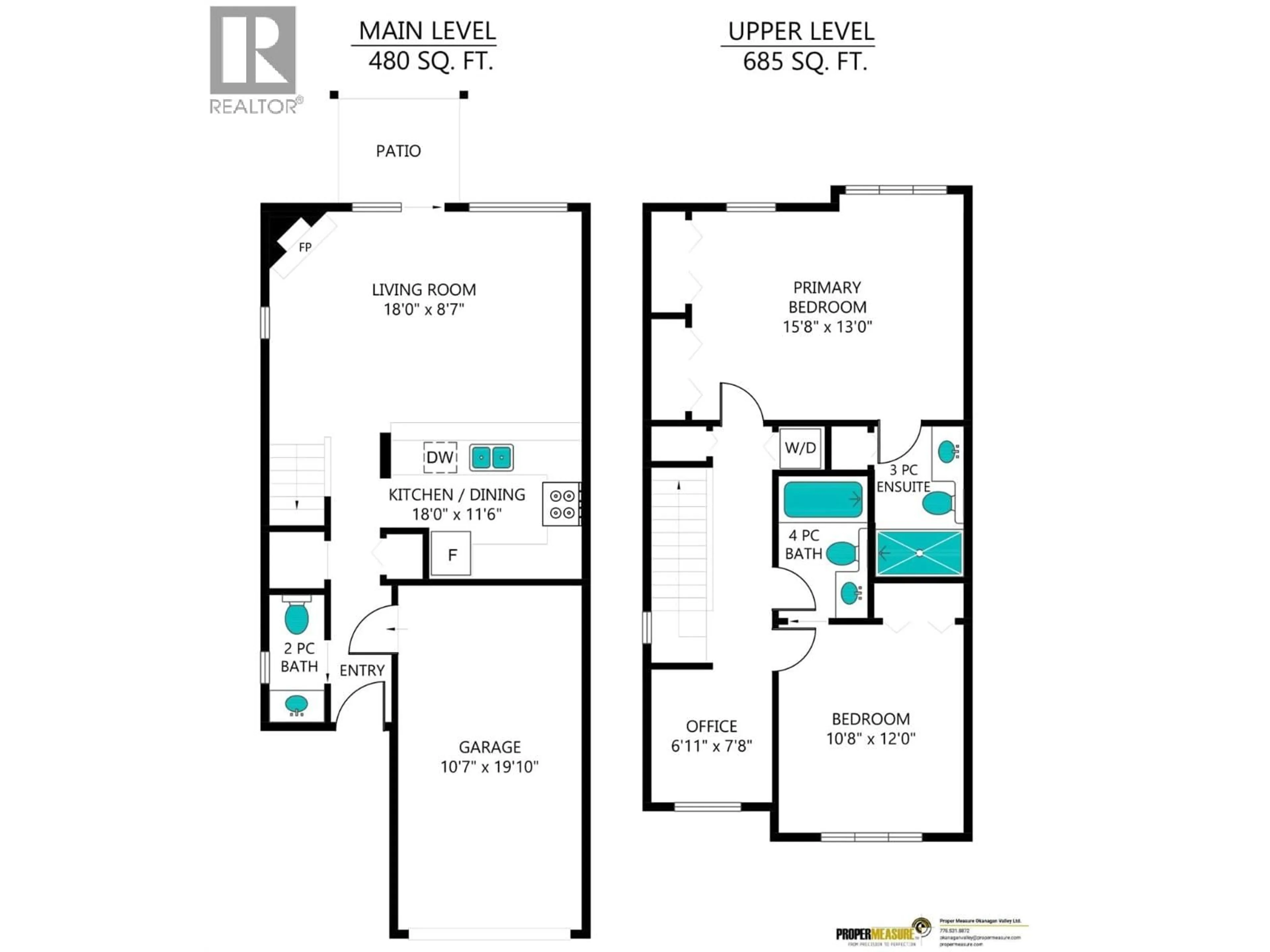 Floor plan for 64 - 7600 COTTONWOOD DRIVE, Osoyoos British Columbia V0H1V3