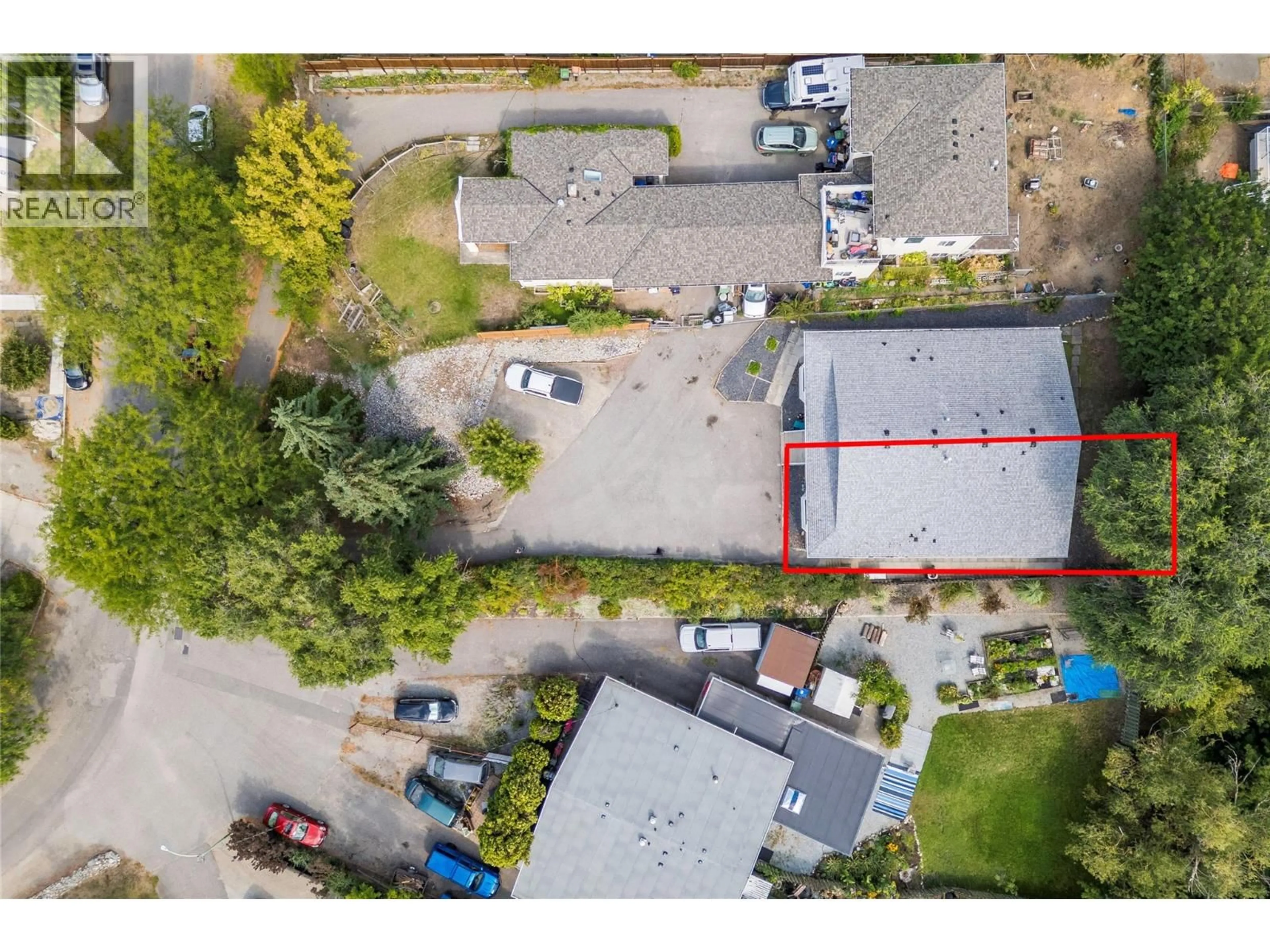 A pic from outside/outdoor area/front of a property/back of a property/a pic from drone, street for 1377 ORCHARD DRIVE, Kelowna British Columbia V1Y3V1