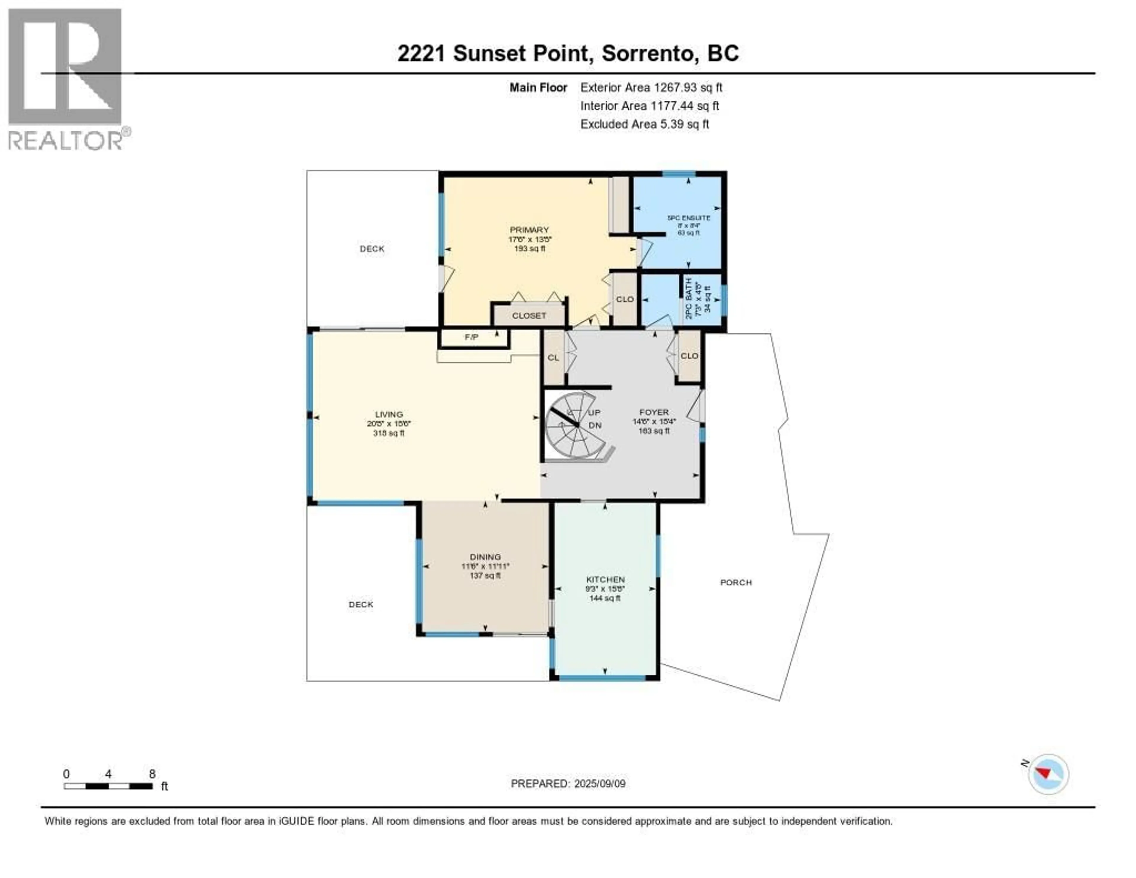 Floor plan for 2221 SUNSET POINT, Blind Bay British Columbia V0E2W2