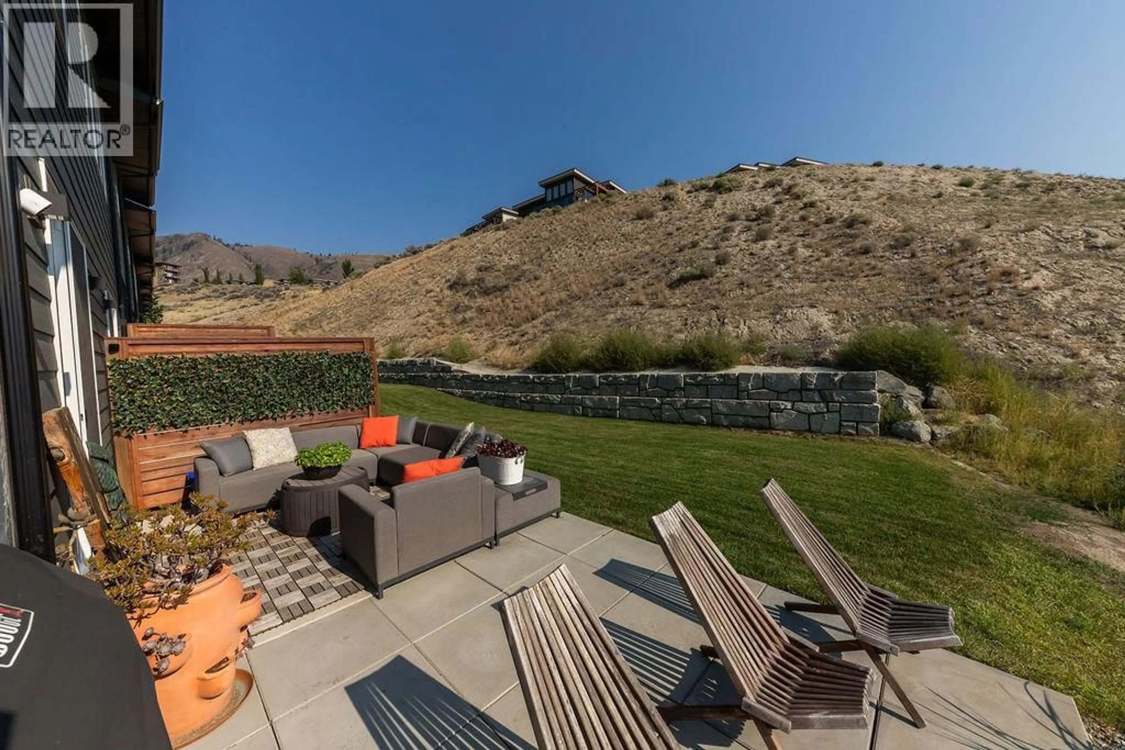 Patio, mountain view for 125 RIVER GATE DRIVE, Kamloops British Columbia V2H0E4
