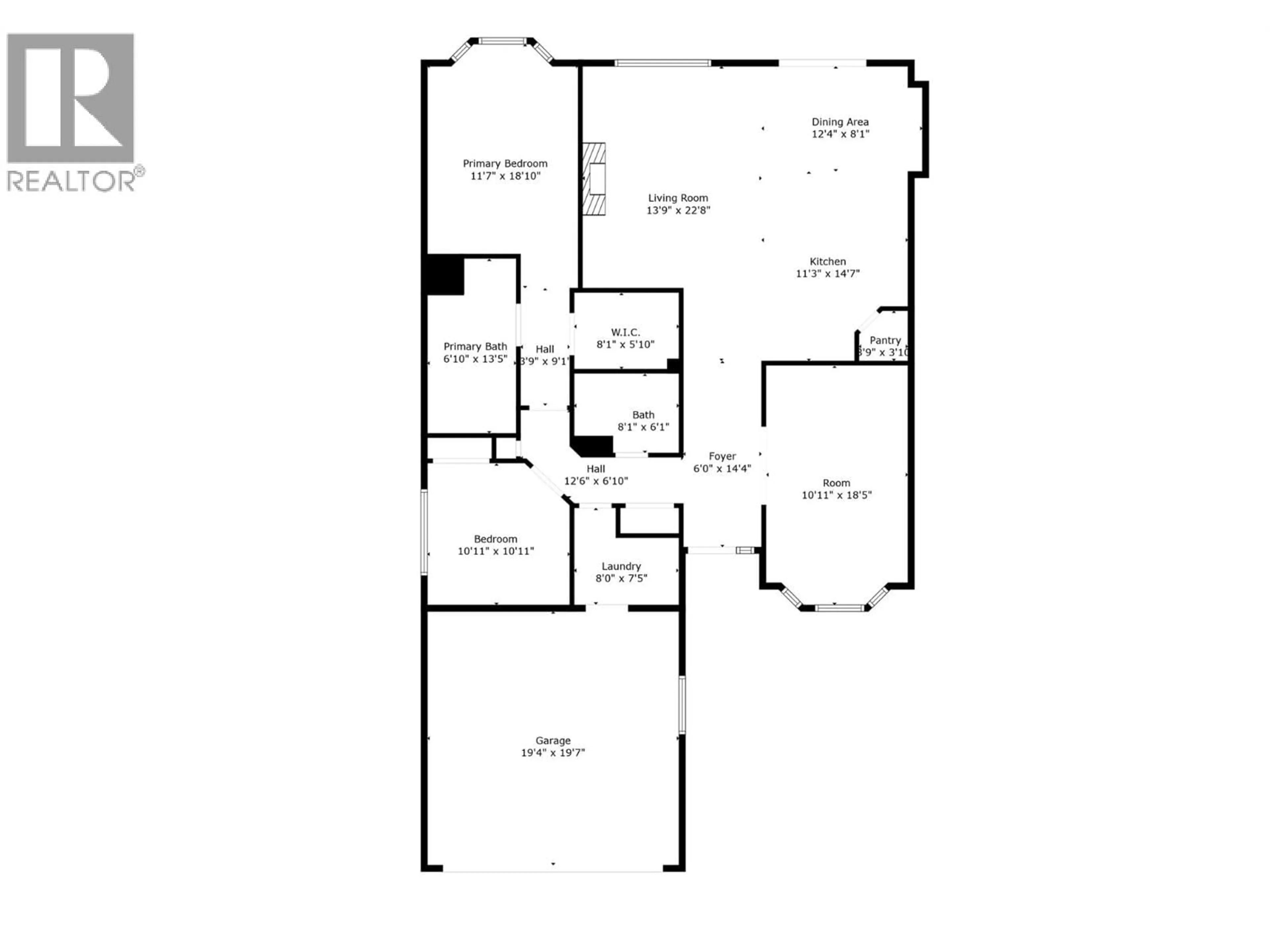 Floor plan for 39 2365 STILLINGLEET ROAD, Kelowna British Columbia V1W4X5
