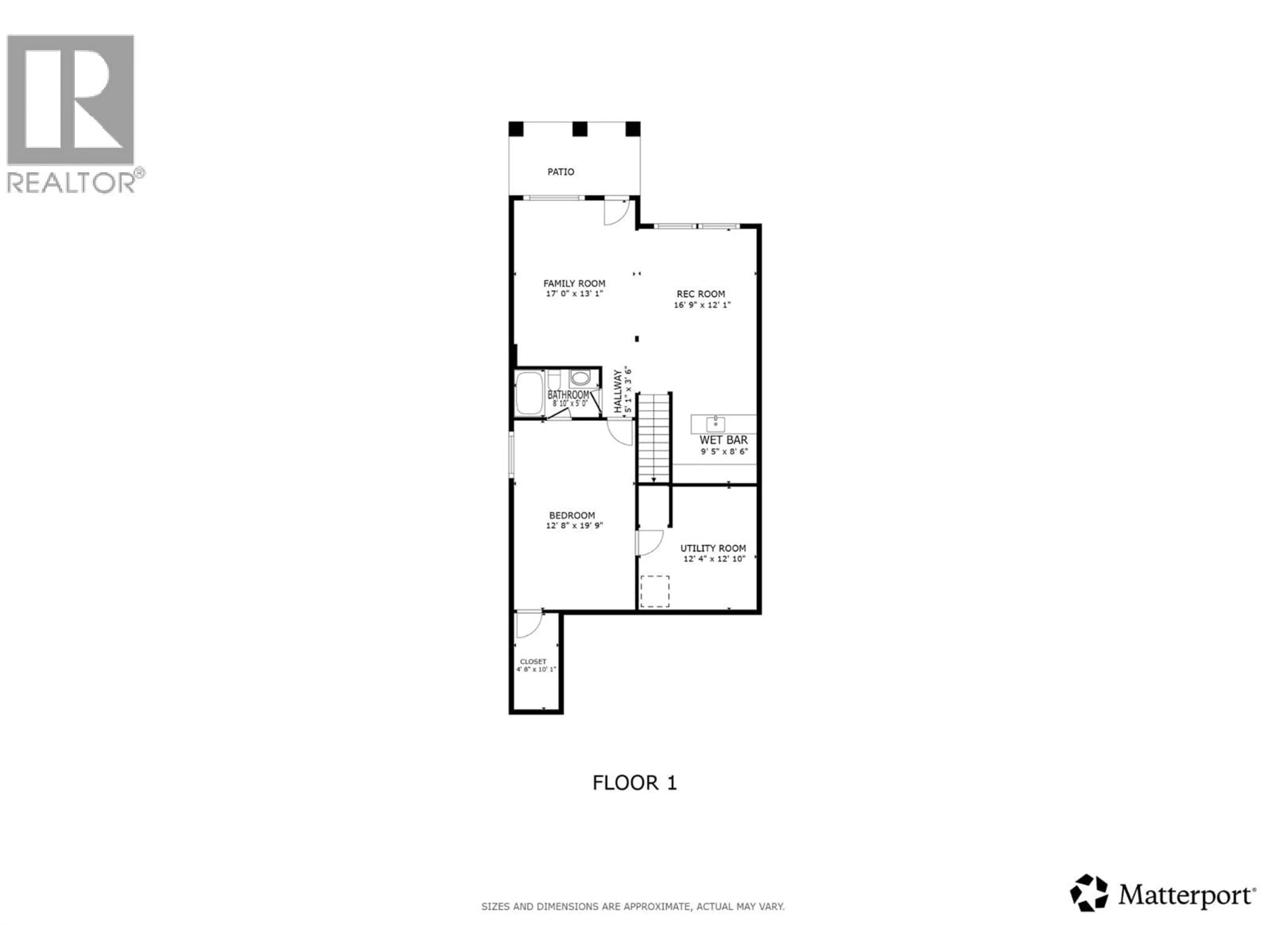Floor plan for 46 - 625 BOYNTON PLACE, Kelowna British Columbia V1V3B5