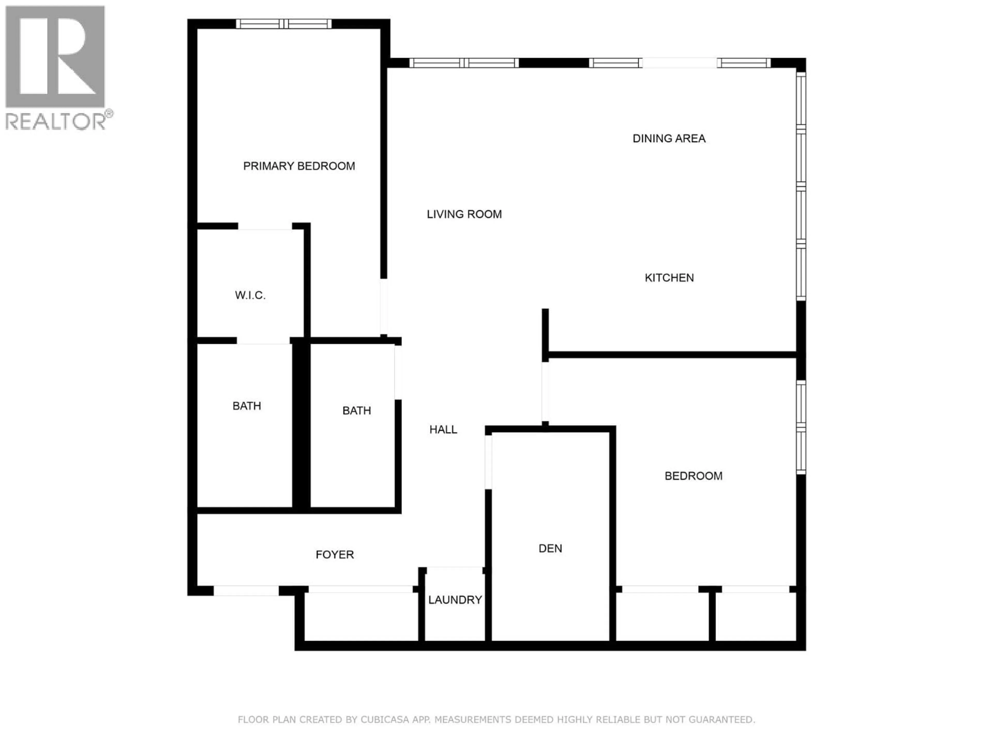 Floor plan for 201 - 885 UNIVERSITY DRIVE, Kamloops British Columbia V2C5N3
