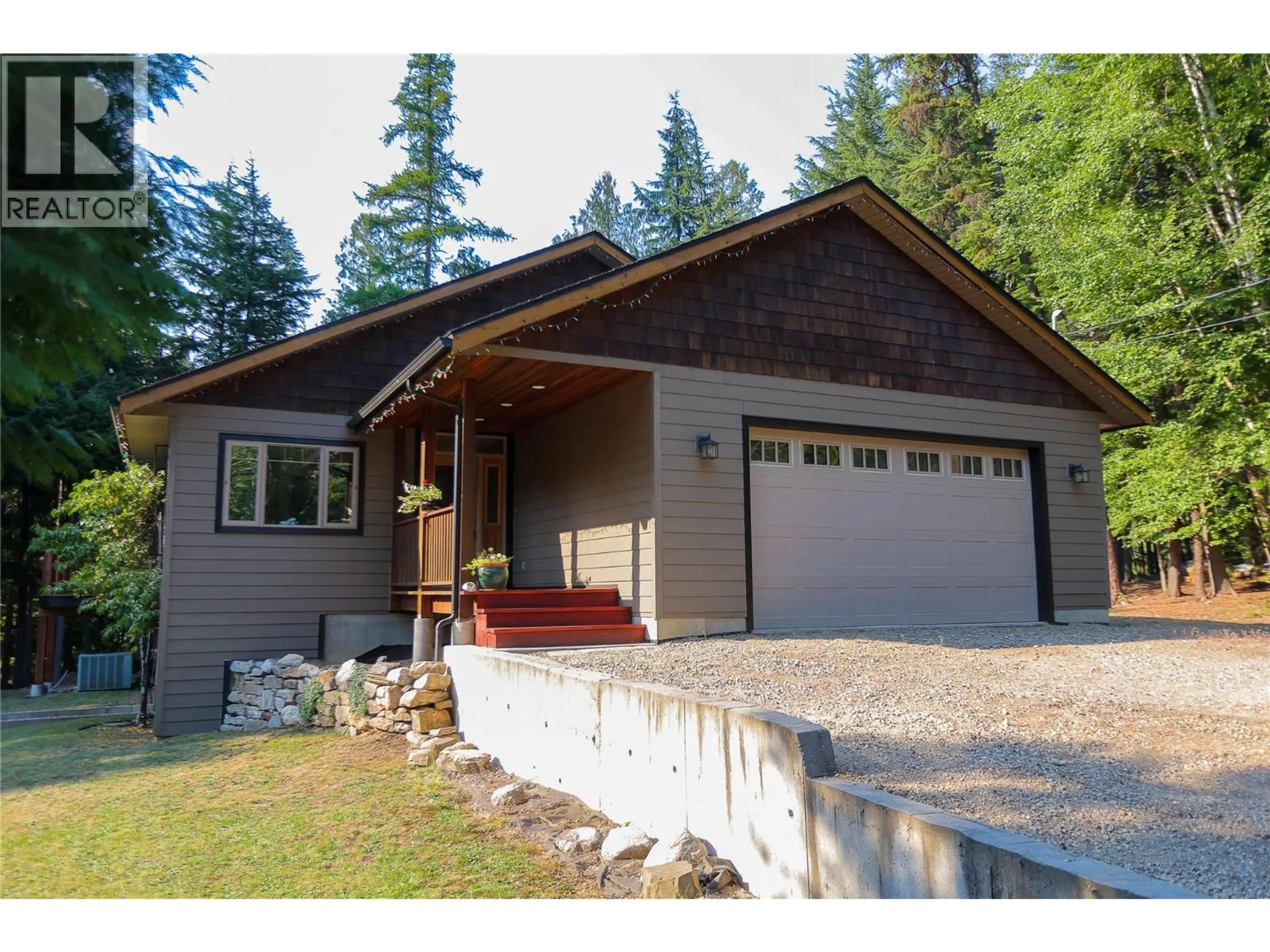 Home with vinyl exterior material, street for 2663 STORBO HEIGHTS ROAD, Slocan Park British Columbia V0G2E0