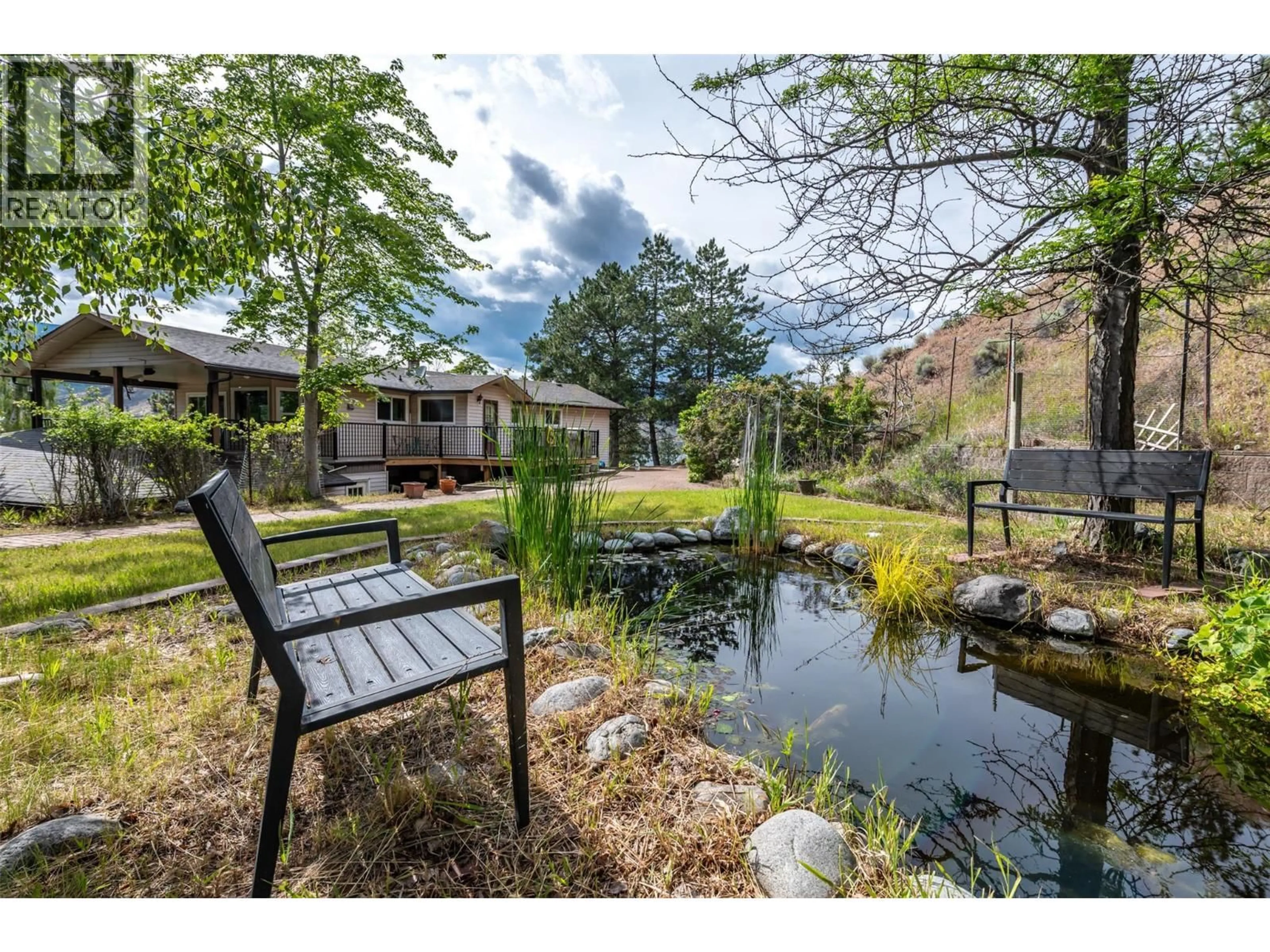 Patio, water/lake/river/ocean view for 331 EASTSIDE ROAD, Okanagan Falls British Columbia V0H1R5