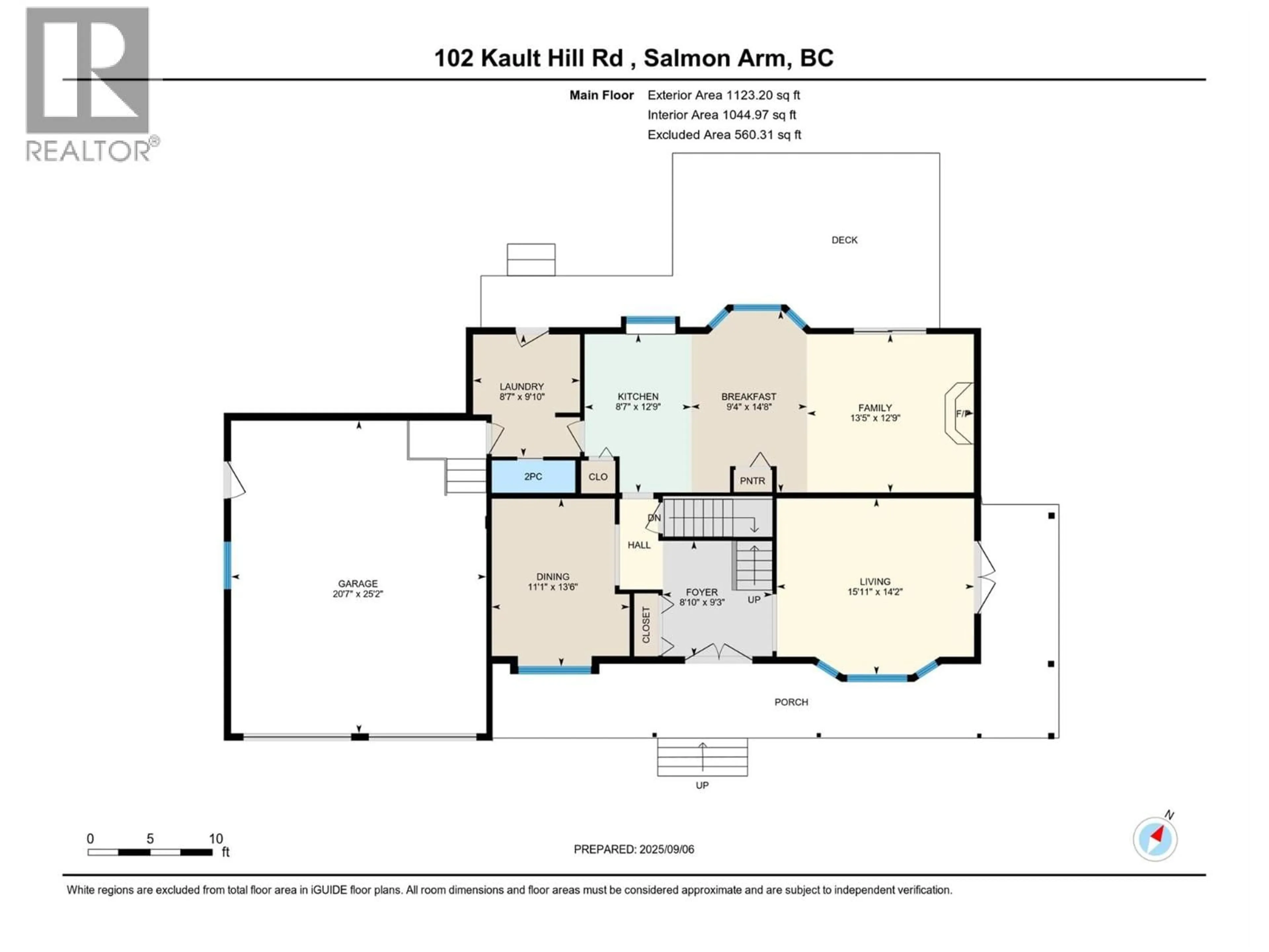 Floor plan for 102 KAULT HILL ROAD, Salmon Arm British Columbia V1E3A3
