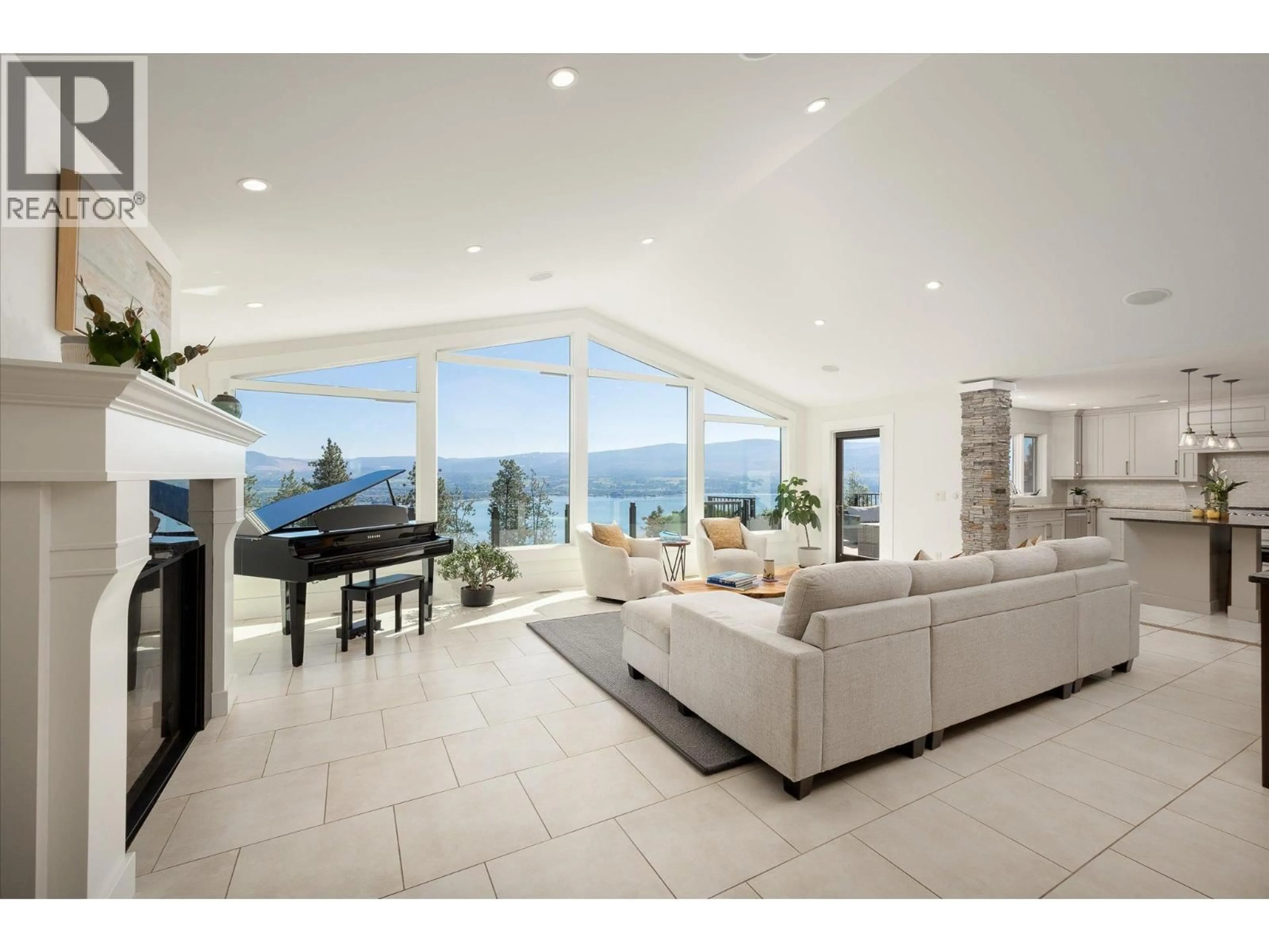 Living room with furniture, ceramic/tile floor for 2523 HILLSBOROUGH ROAD, West Kelowna British Columbia V1Z3E8