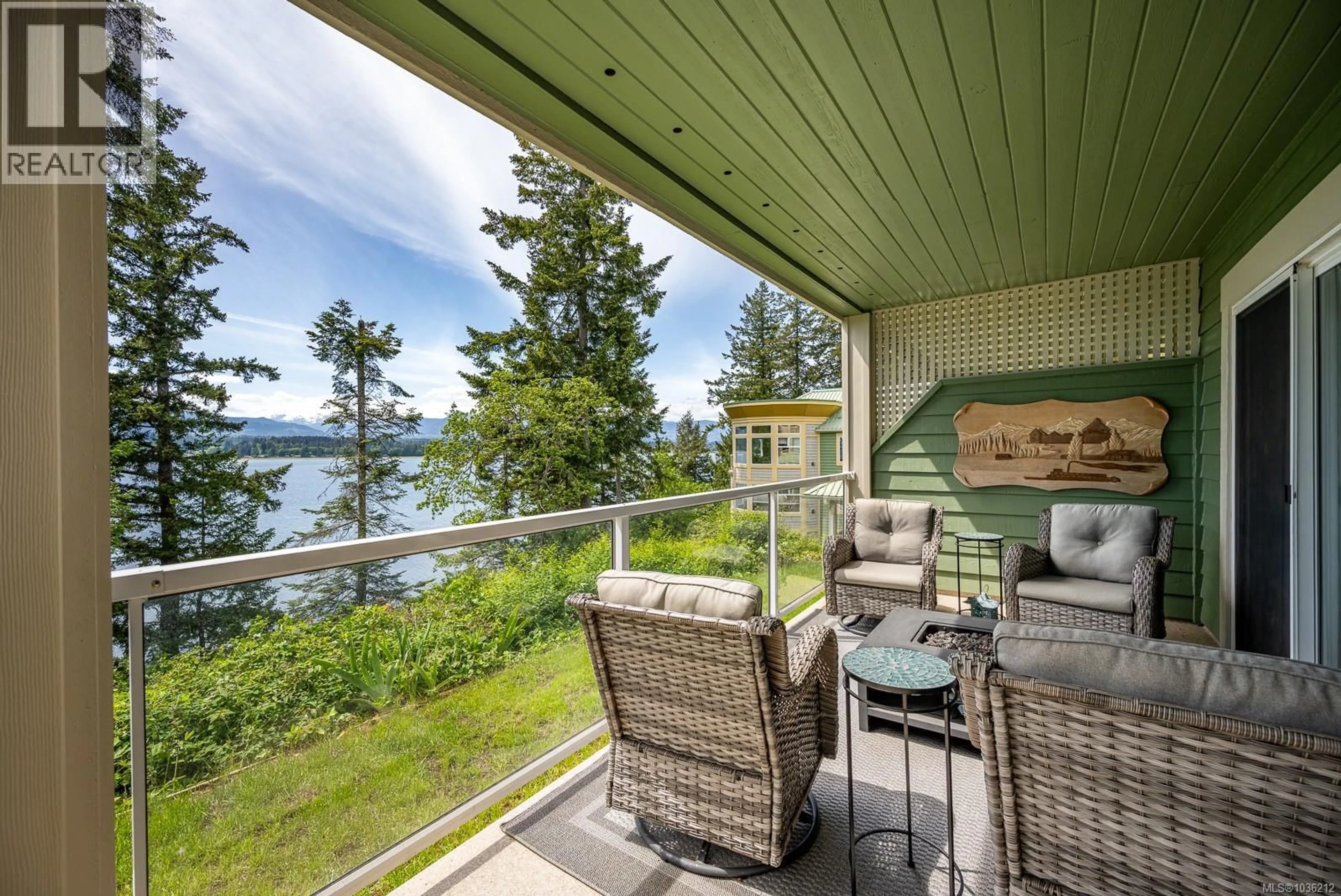 Patio, water/lake/river/ocean view for 202 - 2275 COMOX AVENUE, Comox British Columbia V9M1X6