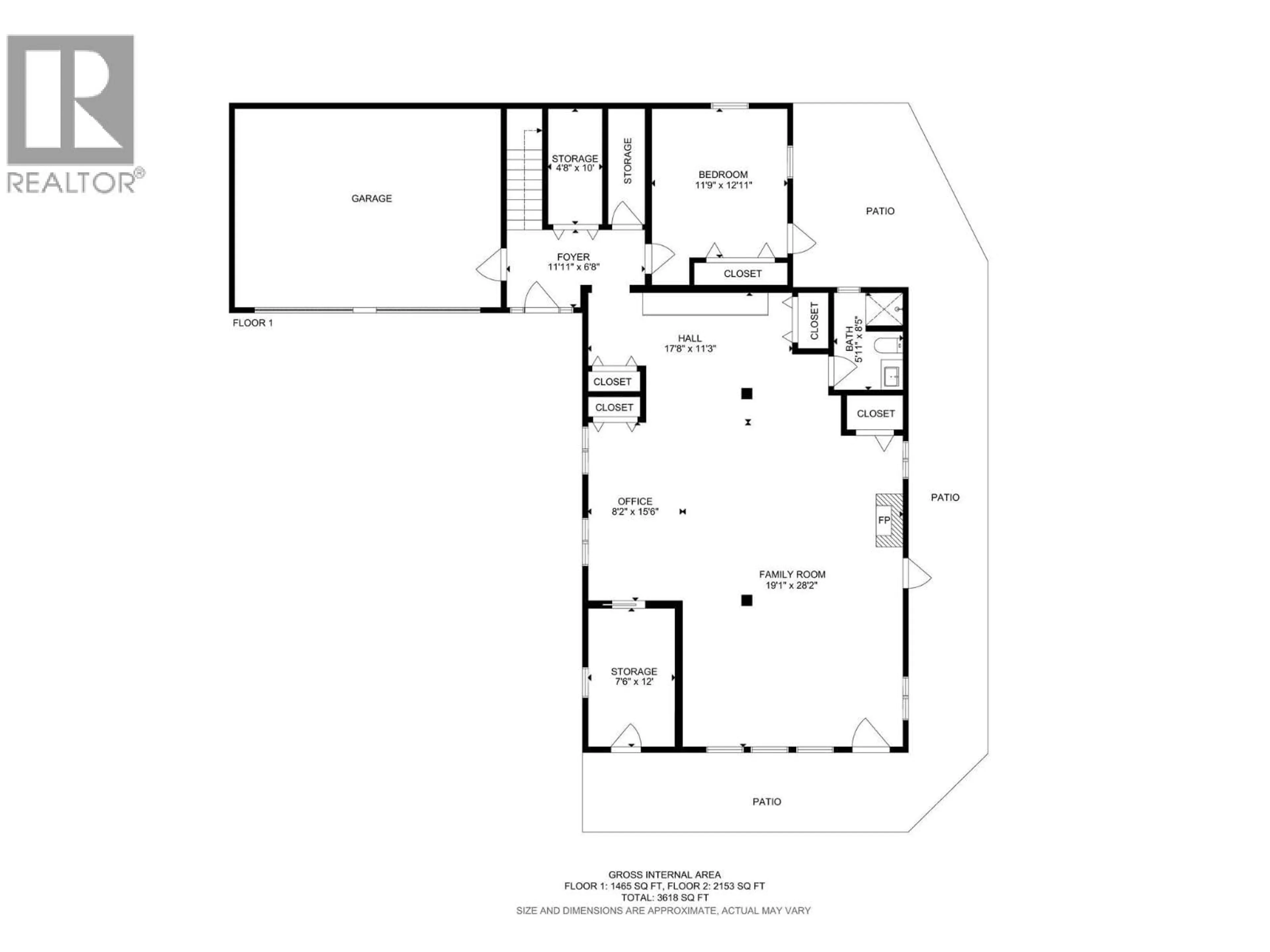 Floor plan for 4444 JUNE SPRINGS ROAD, Kelowna British Columbia V1W4C8