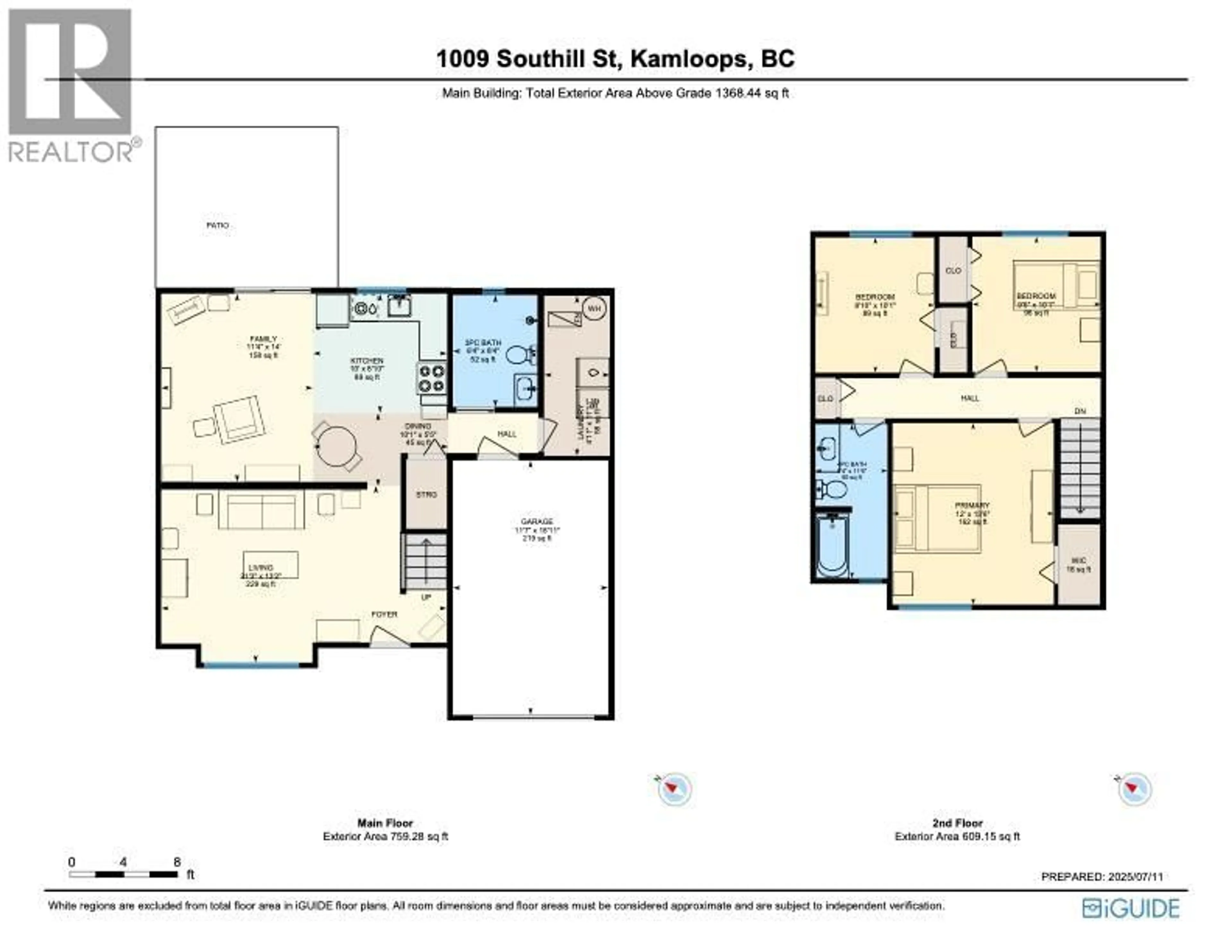 Floor plan for 1009 SOUTHILL STREET, Kamloops British Columbia V2B5M4